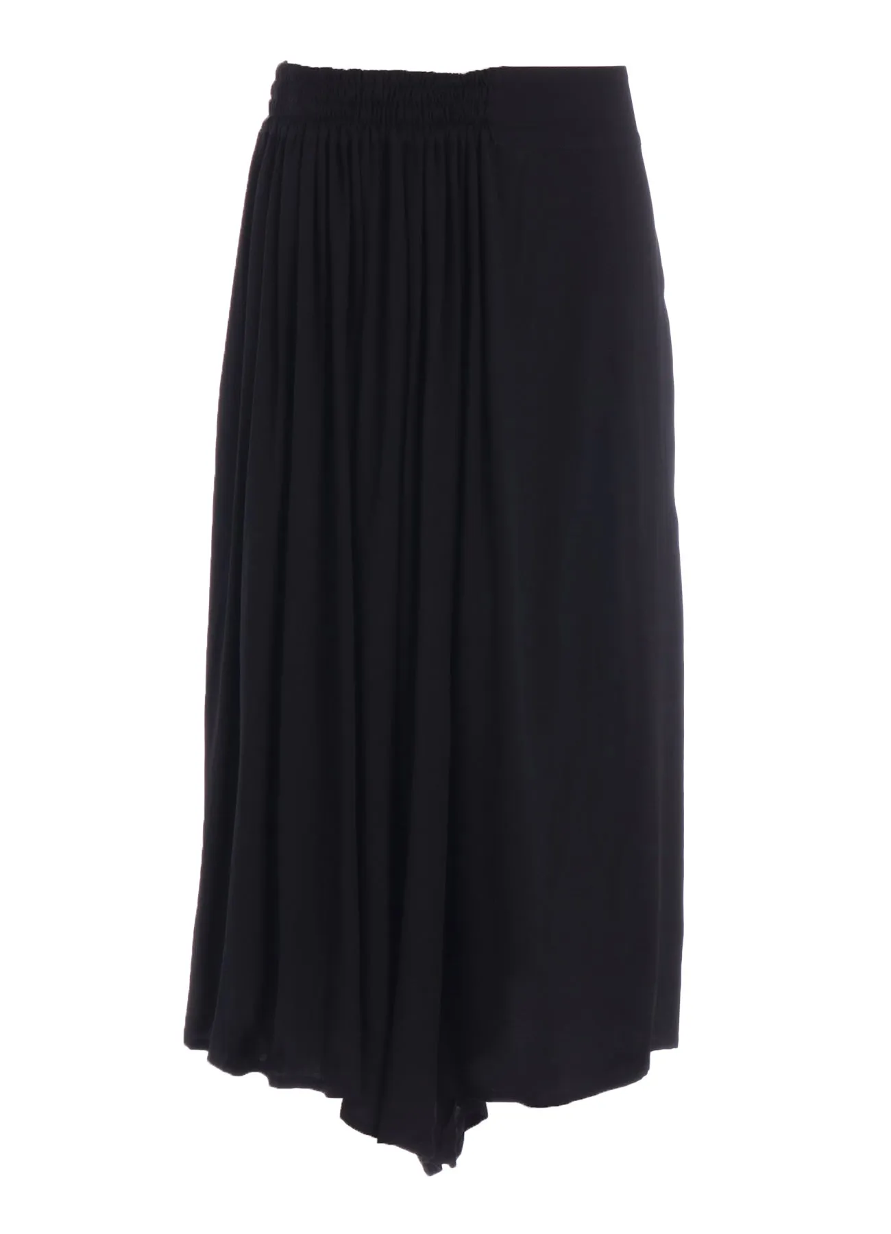 RAYON TWILL RIGHT SIDE GATHER PANTS sold by Yohji Yamamoto product image thumbnail 2