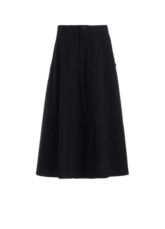 COTTON BROAD POCKET FLARE SKIRT sold by Yohji Yamamoto