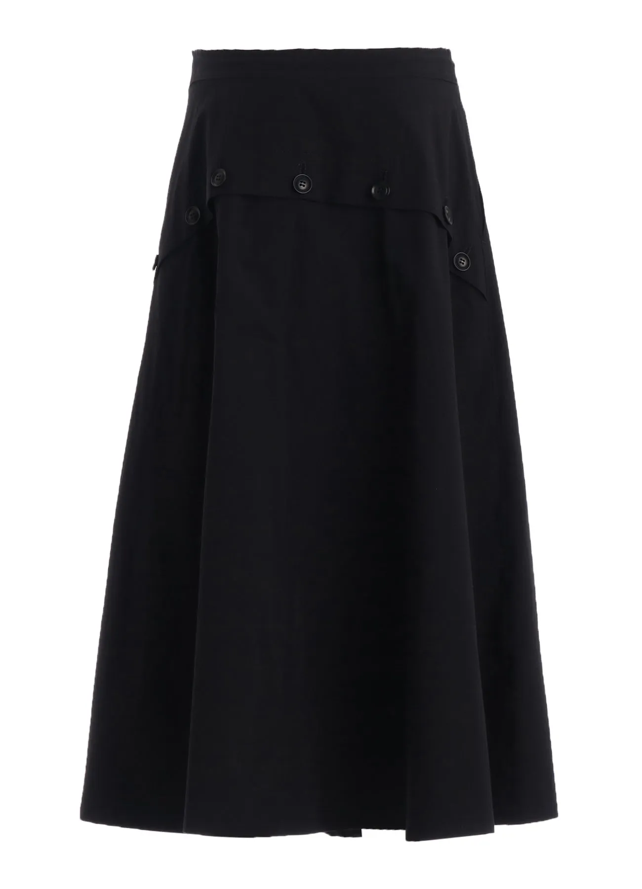 COTTON BROAD POCKET FLARE SKIRT sold by Yohji Yamamoto product image thumbnail 3