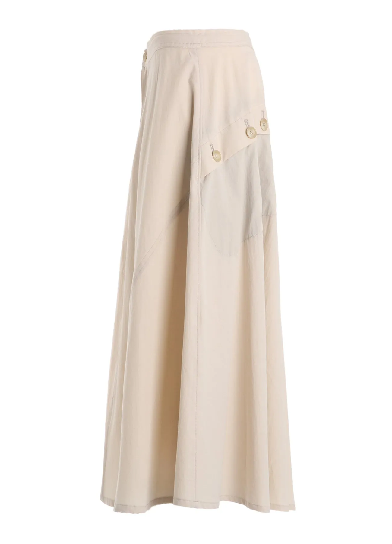 COTTON BROAD POCKET FLARE SKIRT sold by Yohji Yamamoto product image thumbnail 3