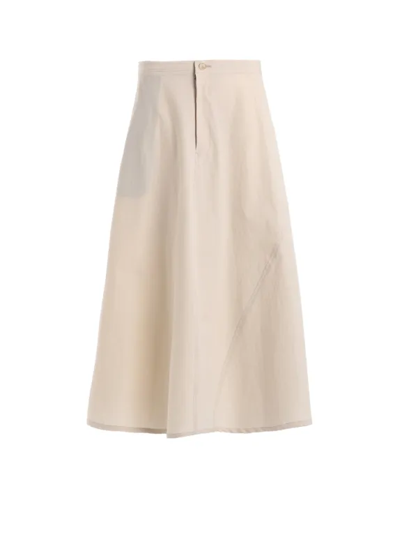 COTTON BROAD POCKET FLARE SKIRT made by Yohji Yamamoto