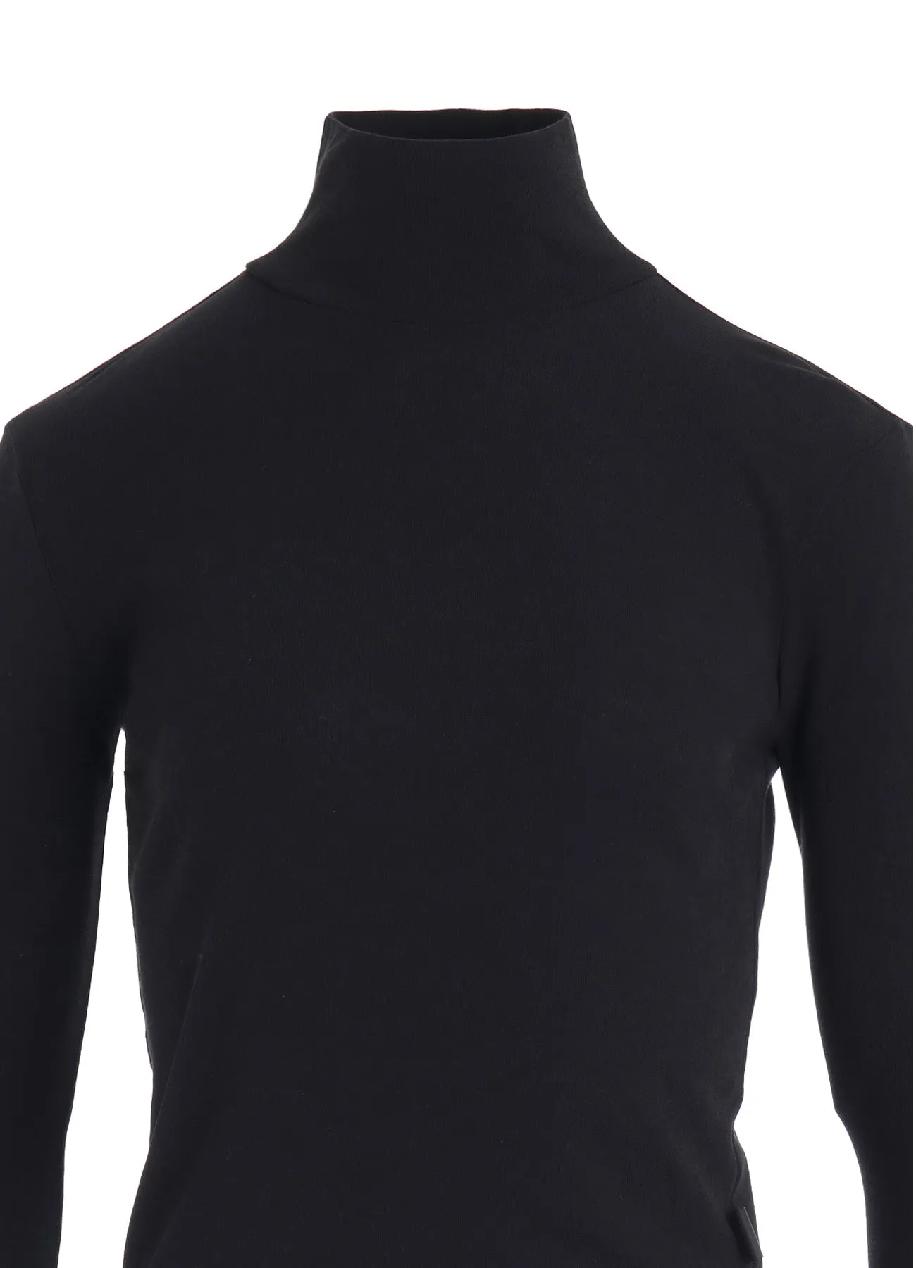 COTTON GAUZE FRAISE HIGHNECK LONG SLEEVE TEE sold by Yohji Yamamoto product image thumbnail 5