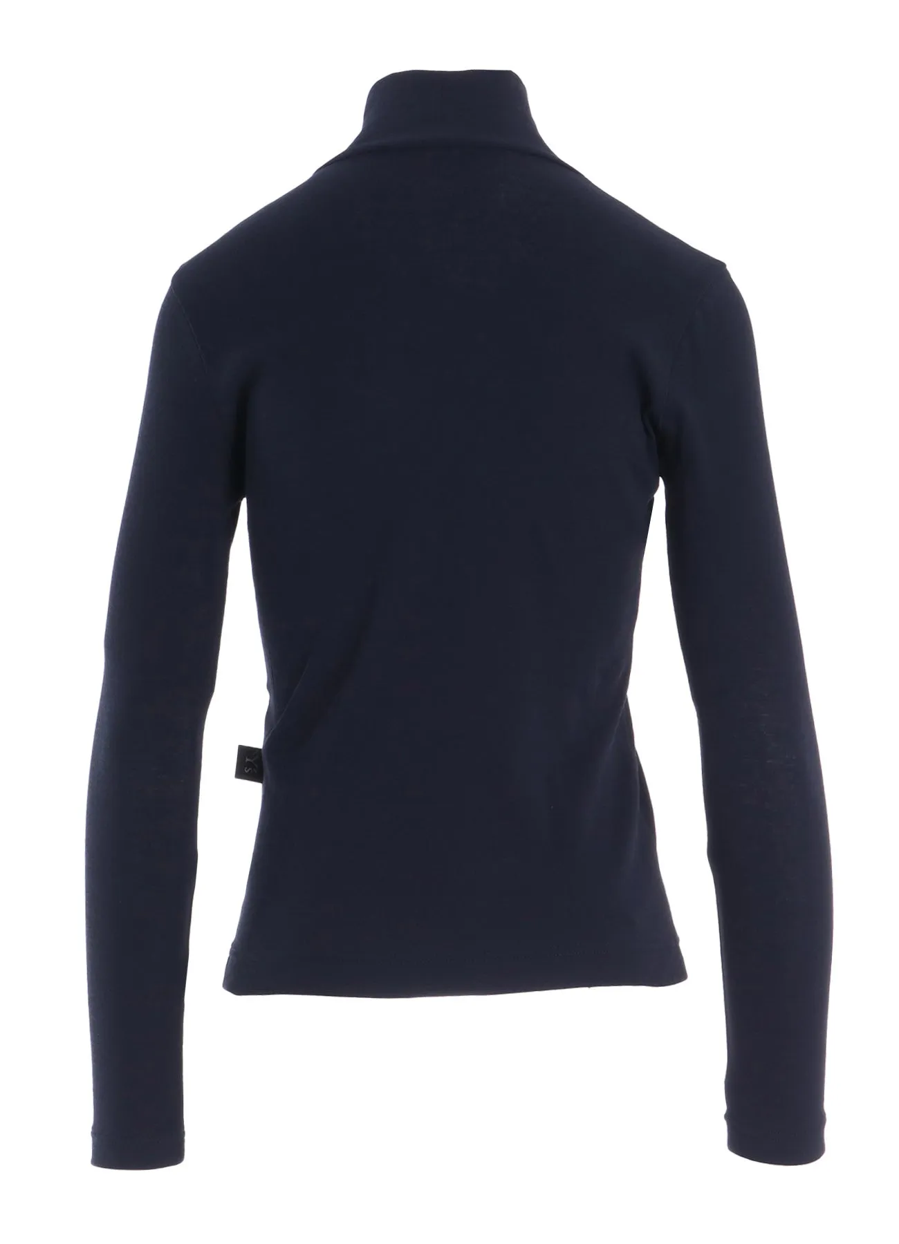 COTTON GAUZE FRAISE HIGHNECK LONG SLEEVE TEE sold by Yohji Yamamoto product image thumbnail 3