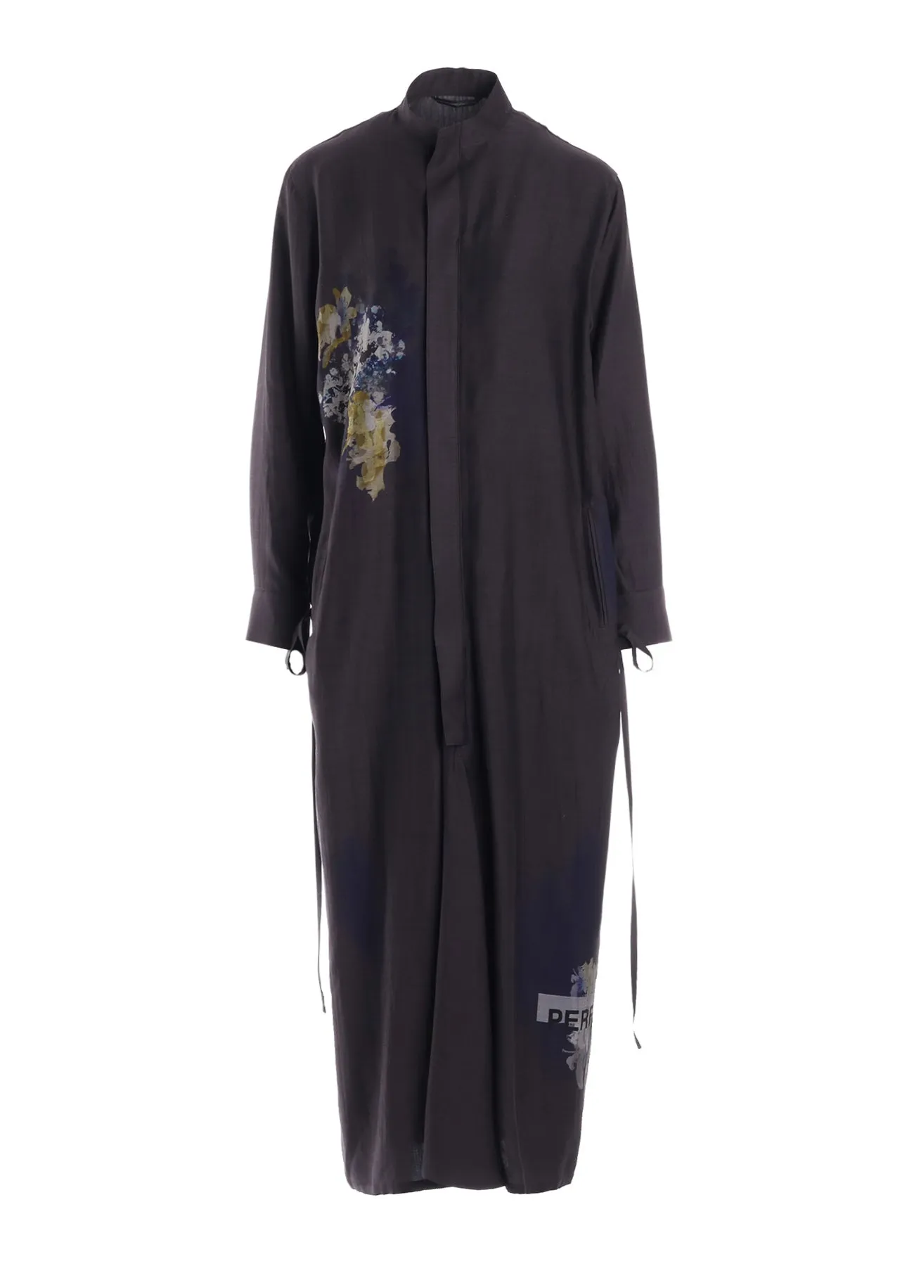 CUPRO/DUNGAREE TWILL DRAW STRING DRESS sold by Yohji Yamamoto product image thumbnail 2