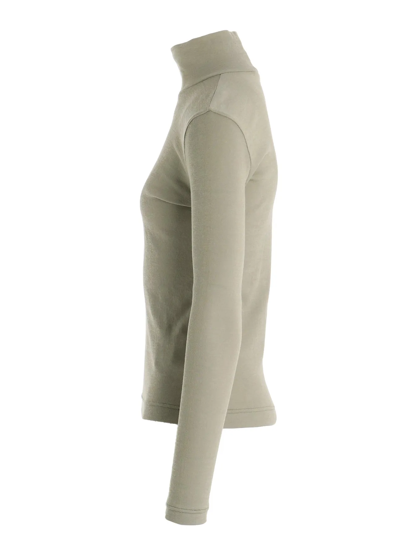 COTTON GAUZE FRAISE HIGHNECK LONG SLEEVE TEE sold by Yohji Yamamoto product image thumbnail 3