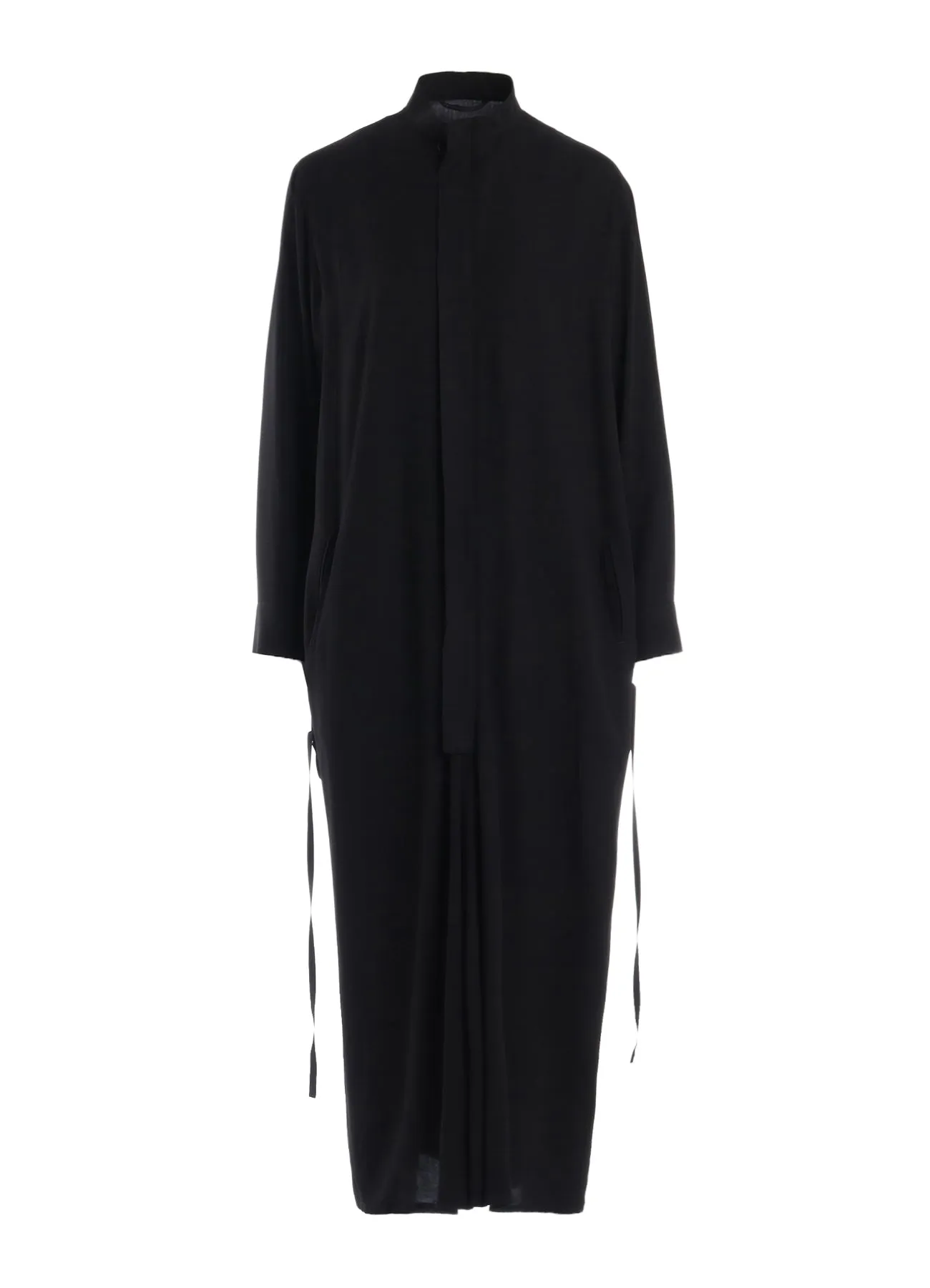 RAYON TWILL DRAW STRING DRESS sold by Yohji Yamamoto product image thumbnail 2