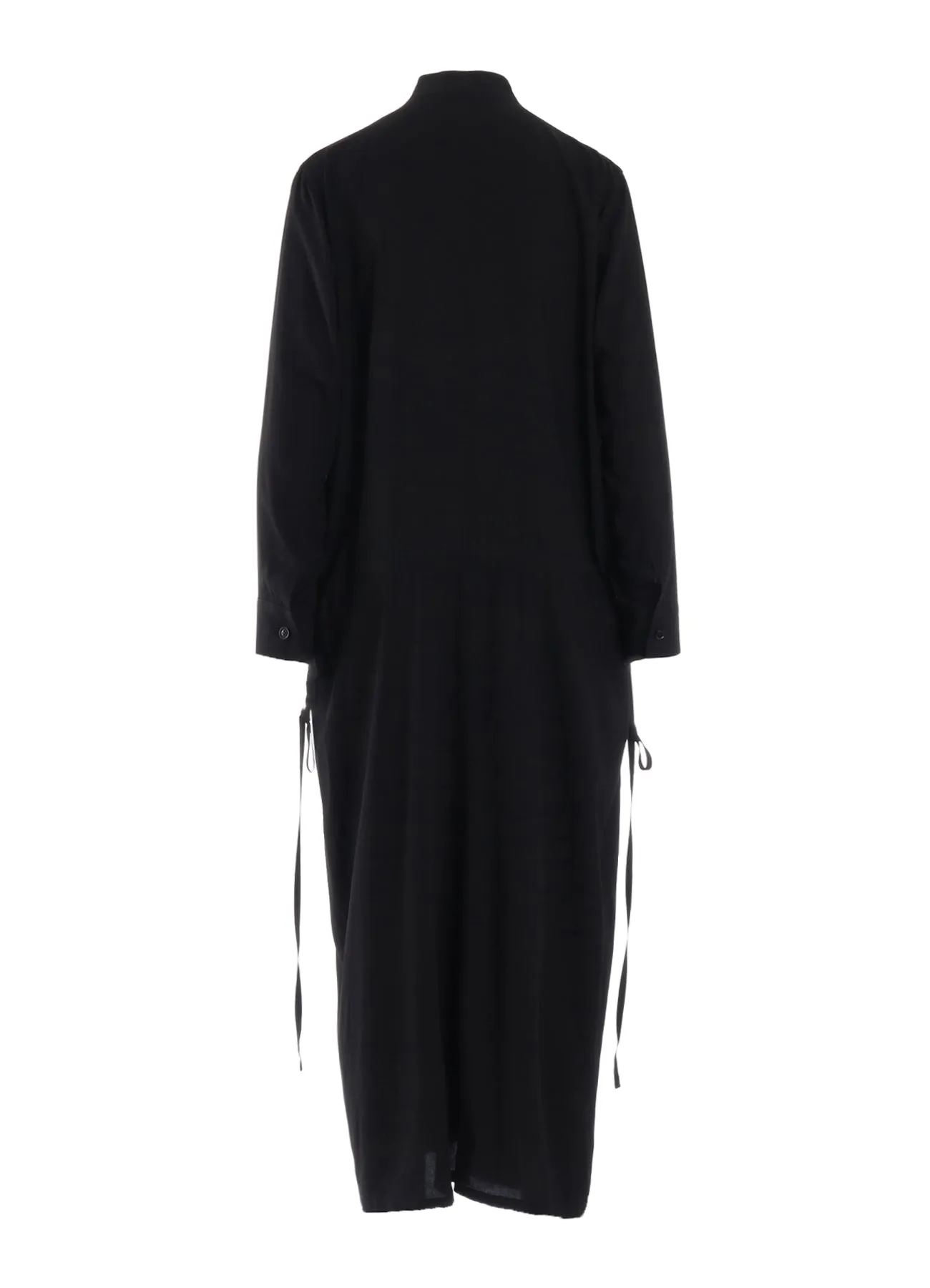 RAYON TWILL DRAW STRING DRESS sold by Yohji Yamamoto product image thumbnail 3