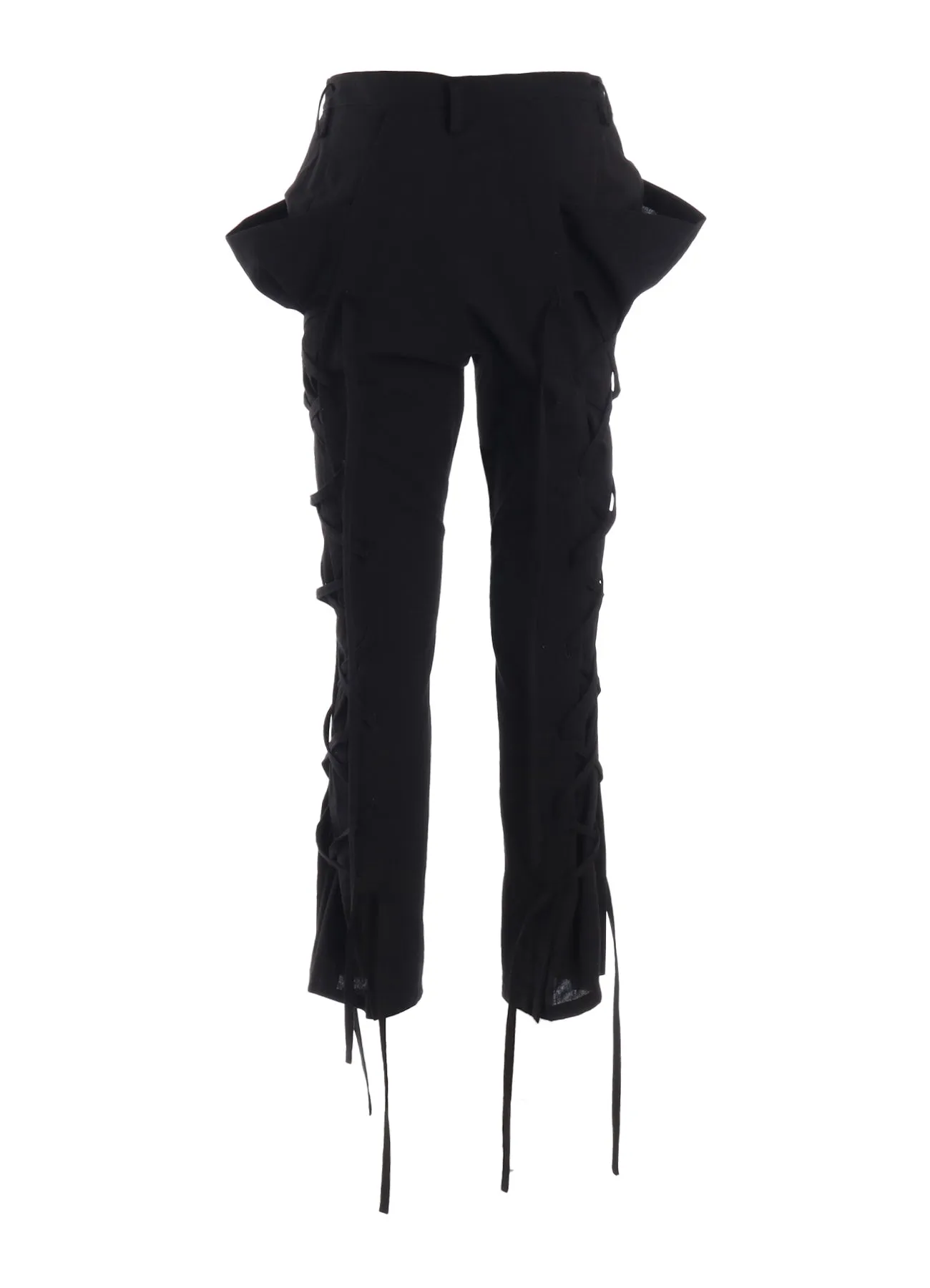 C/LI MUSLIN LACE UP PANTS sold by Yohji Yamamoto product image thumbnail 3