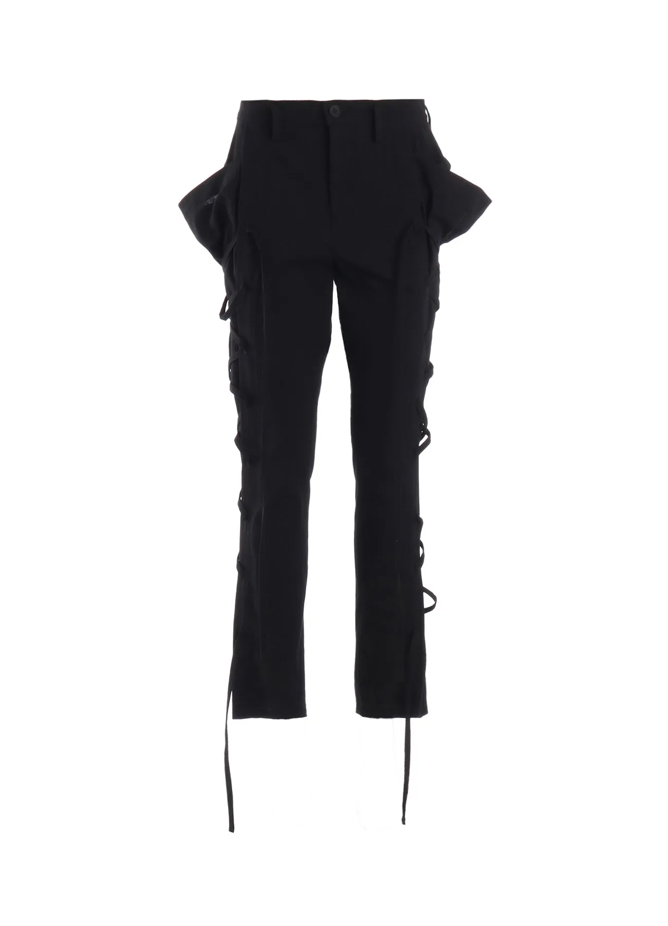 C/LI MUSLIN LACE UP PANTS sold by Yohji Yamamoto