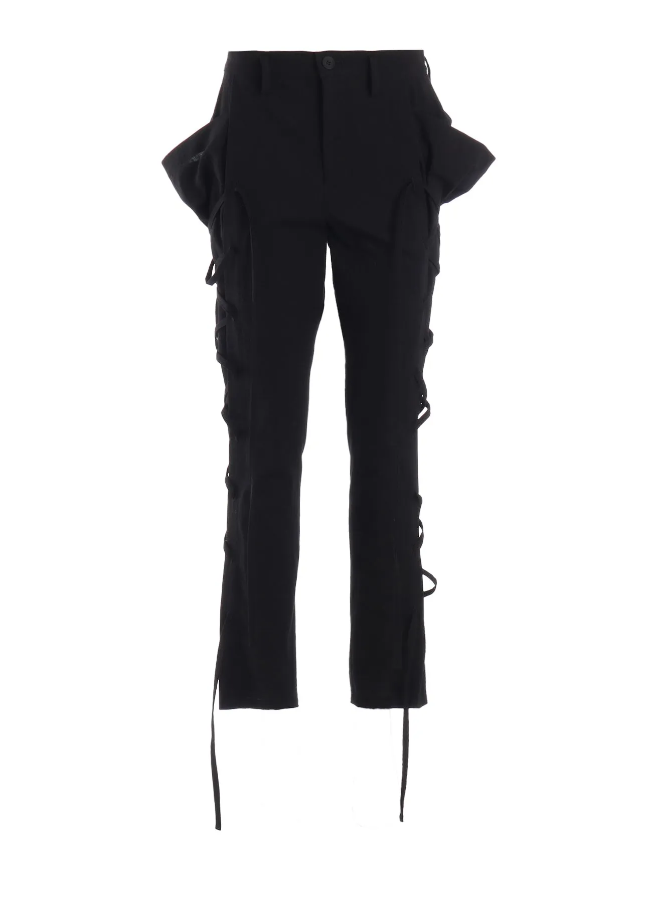 C/LI MUSLIN LACE UP PANTS sold by Yohji Yamamoto product image thumbnail 2