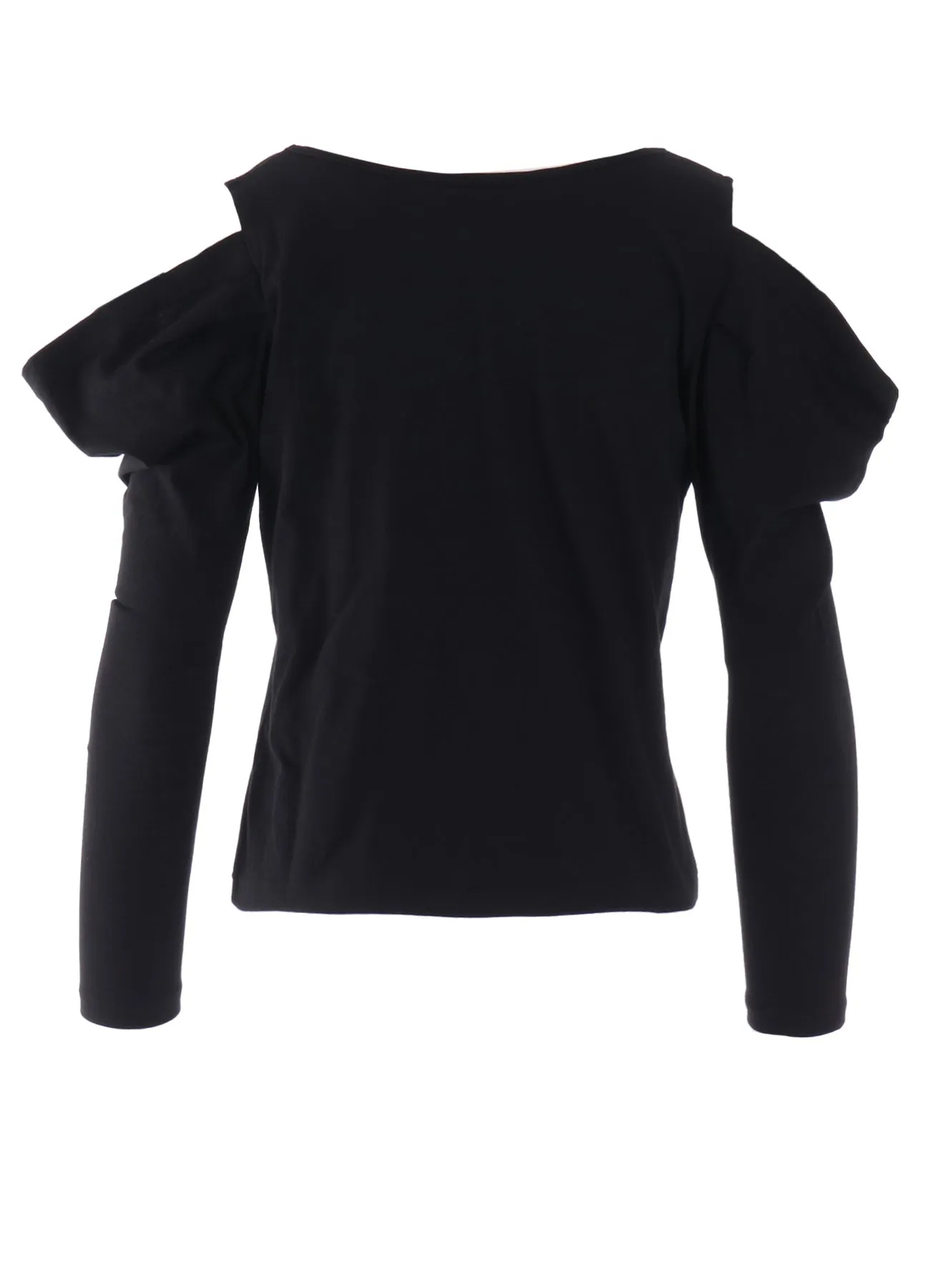 40/- SINGLE JERSEY OPEN SHOULDER LONG SLEEVE TEE sold by Yohji Yamamoto product image thumbnail 3