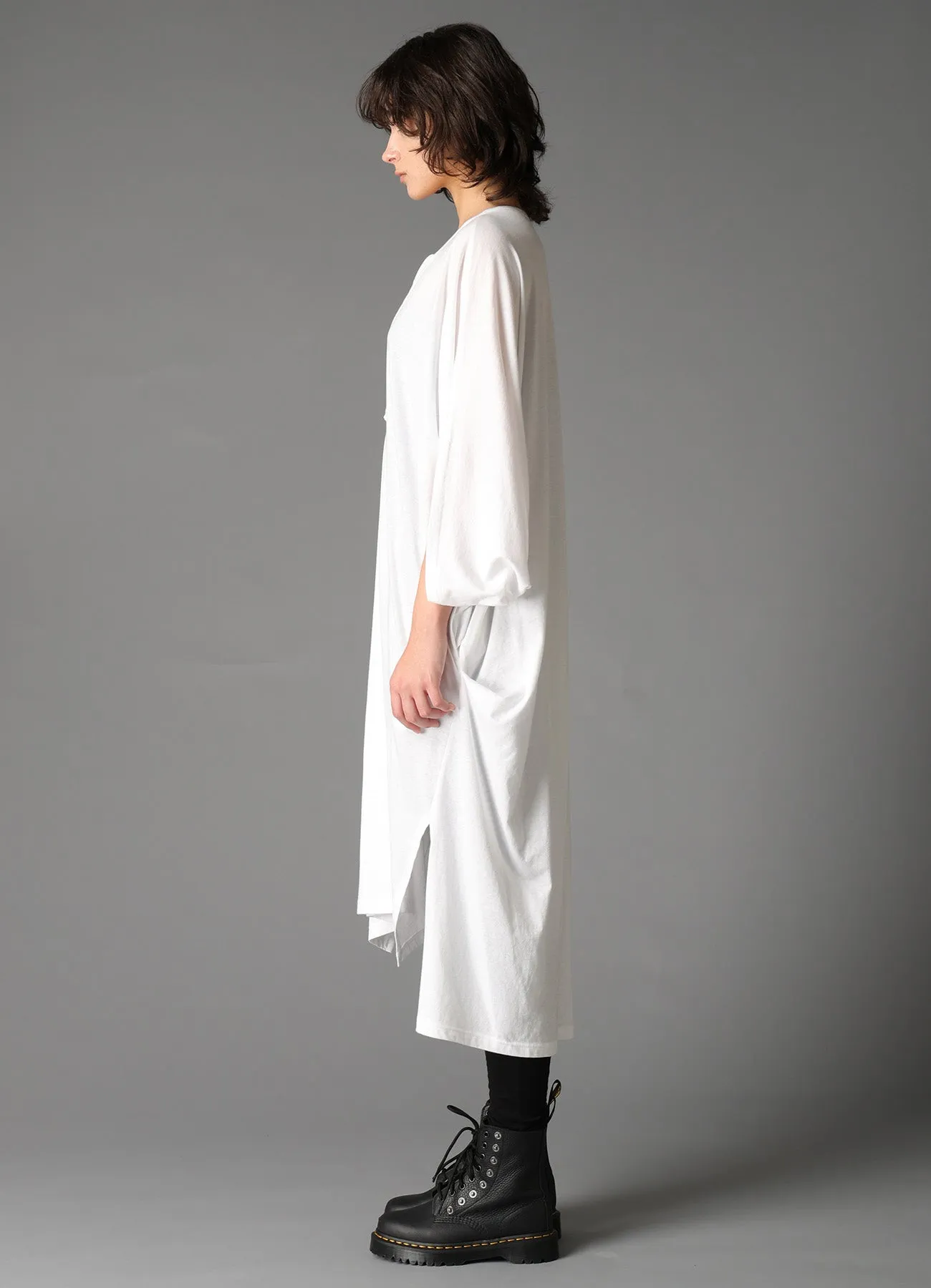 40/- SINGLE JERSEY DOLMAN SLEEVE DRESS sold by Yohji Yamamoto product image thumbnail 5