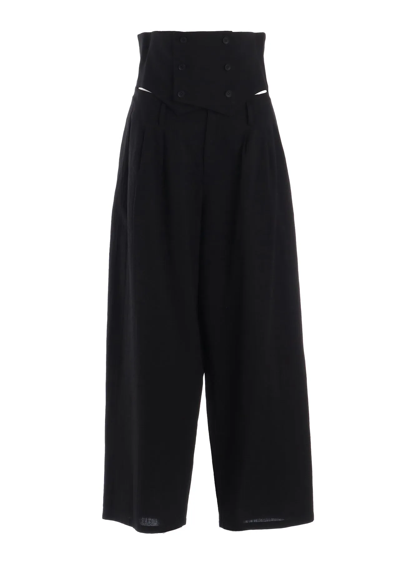 C/LI MUSLIN HIGH WAIST PANTS sold by Yohji Yamamoto product image thumbnail 2