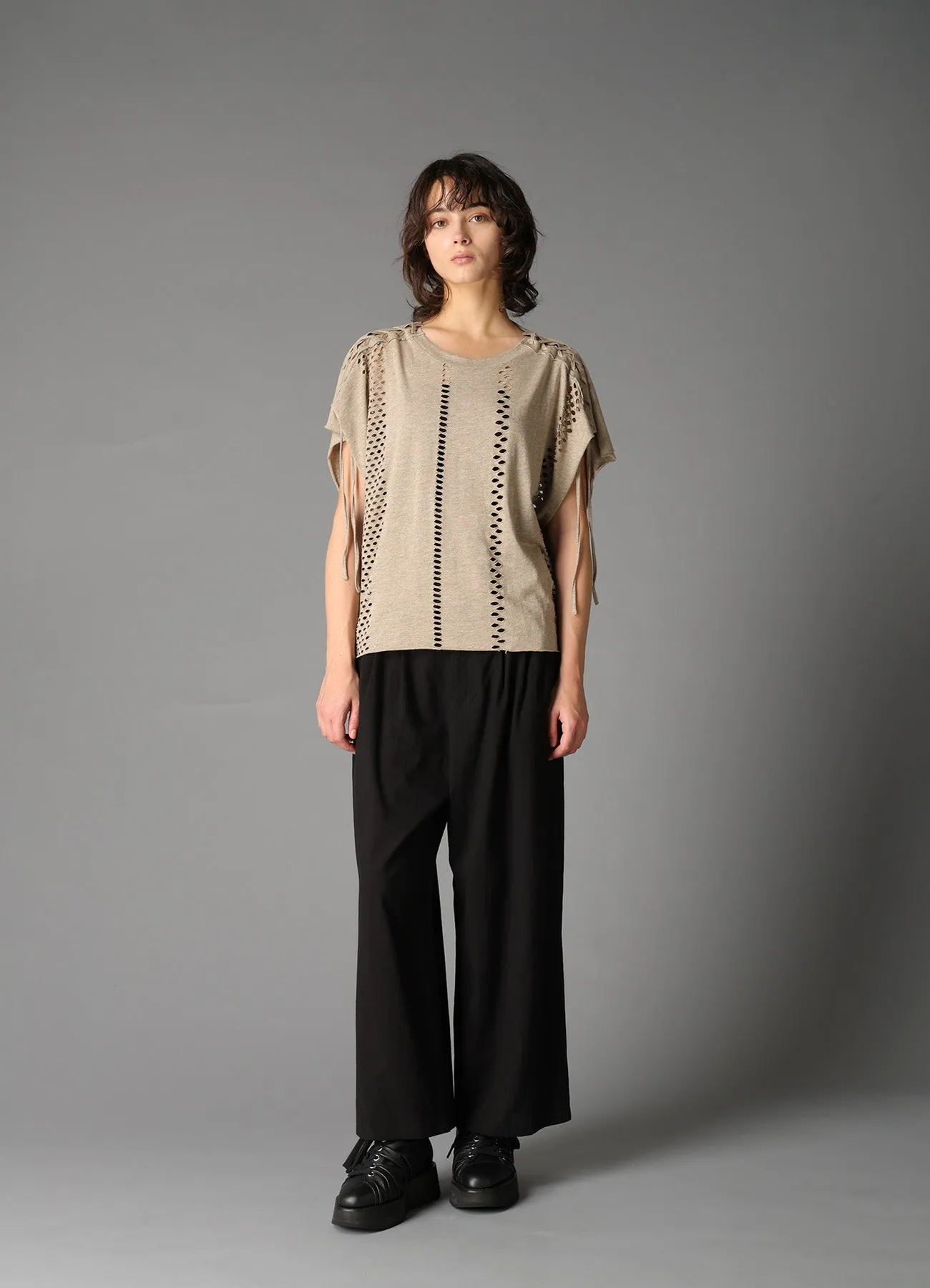 C/LI MUSLIN HIGH WAIST PANTS sold by Yohji Yamamoto product image thumbnail 4
