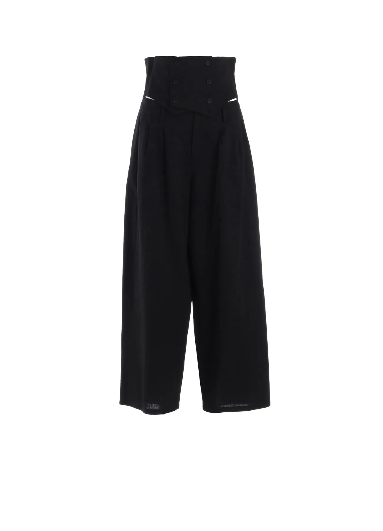 C/LI MUSLIN HIGH WAIST PANTS sold by Yohji Yamamoto