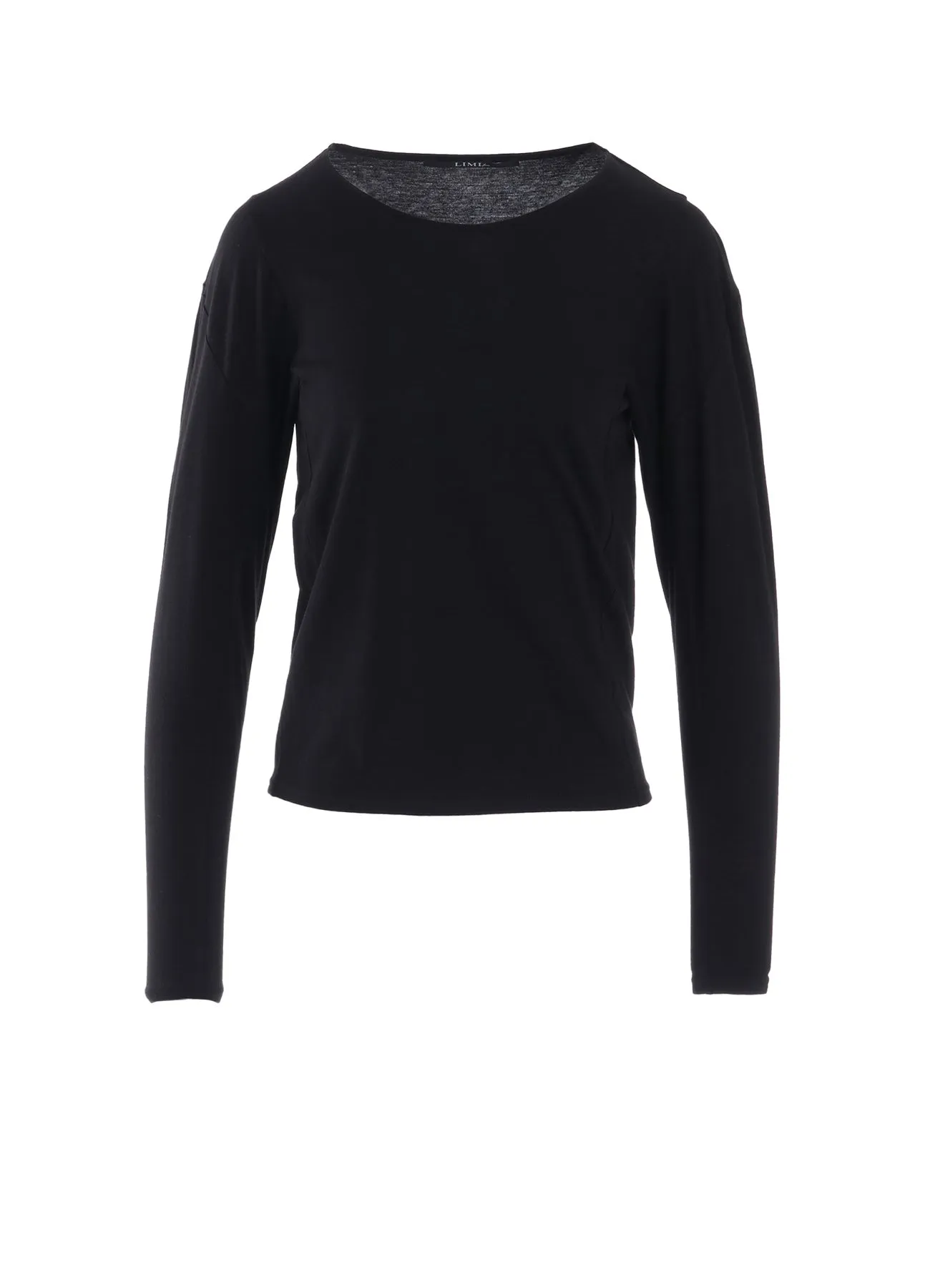 40/- SINGLE JERSEY PANEL DESIGN LONG SLEEVE TEE sold by Yohji Yamamoto