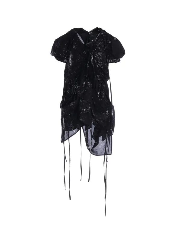 GALAXY PT GATHER BLOUSE made by Yohji Yamamoto
