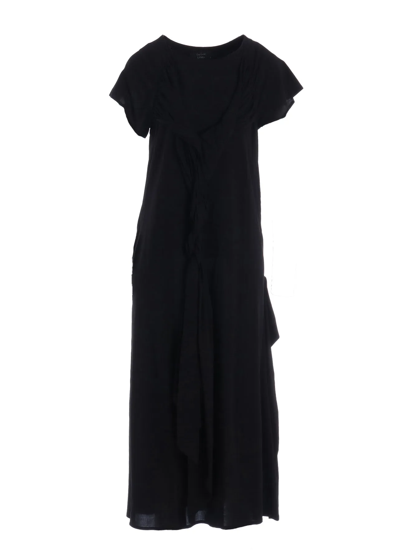 RY/ WRINKLED LAWN TWISTED DRESS A sold by Yohji Yamamoto product image thumbnail 2