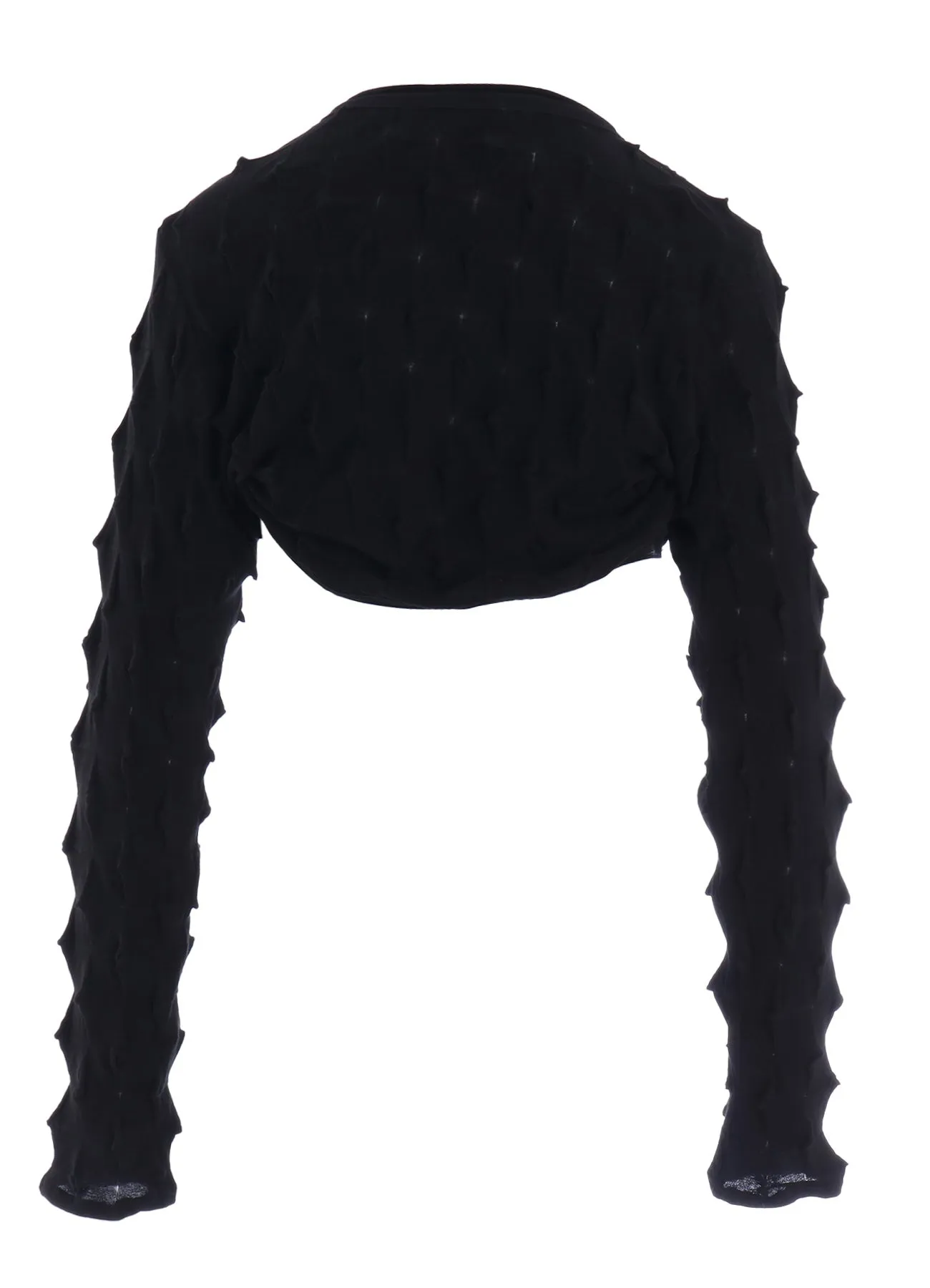 3D LINK STITCH ROUND HEM BOLERO sold by Yohji Yamamoto product image thumbnail 3