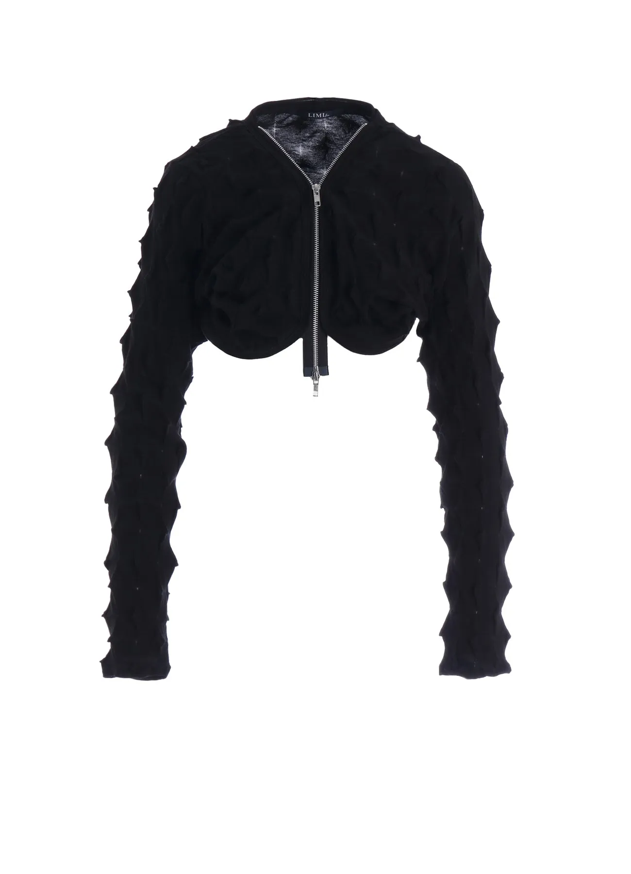 3D LINK STITCH ROUND HEM BOLERO sold by Yohji Yamamoto