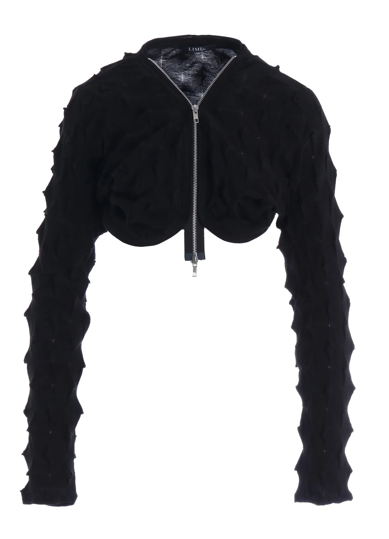 3D LINK STITCH ROUND HEM BOLERO sold by Yohji Yamamoto product image thumbnail 2