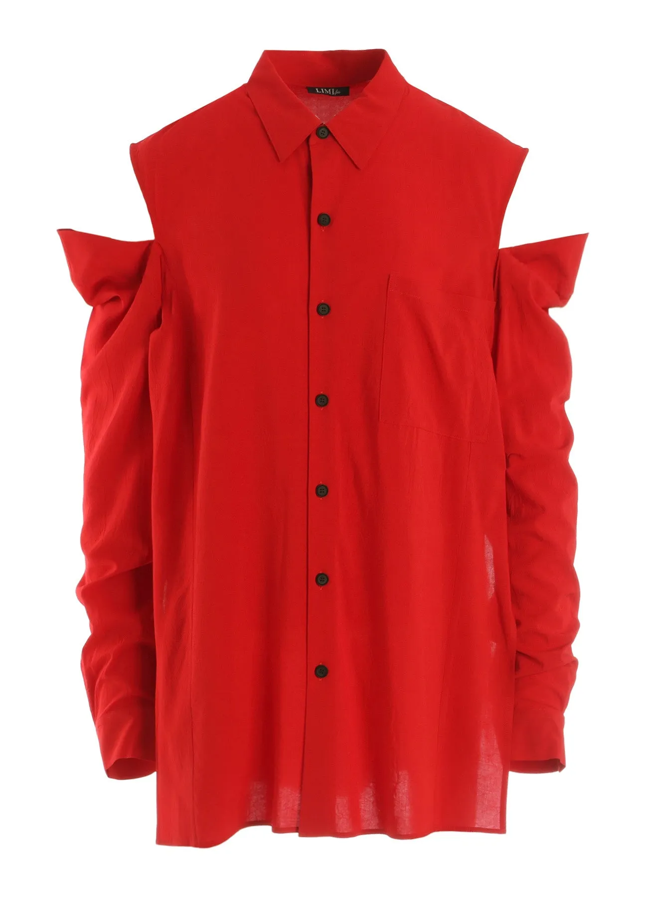 RY/ WRINKLED LAWN SLIT SHOULDER SHIRT sold by Yohji Yamamoto product image thumbnail 2