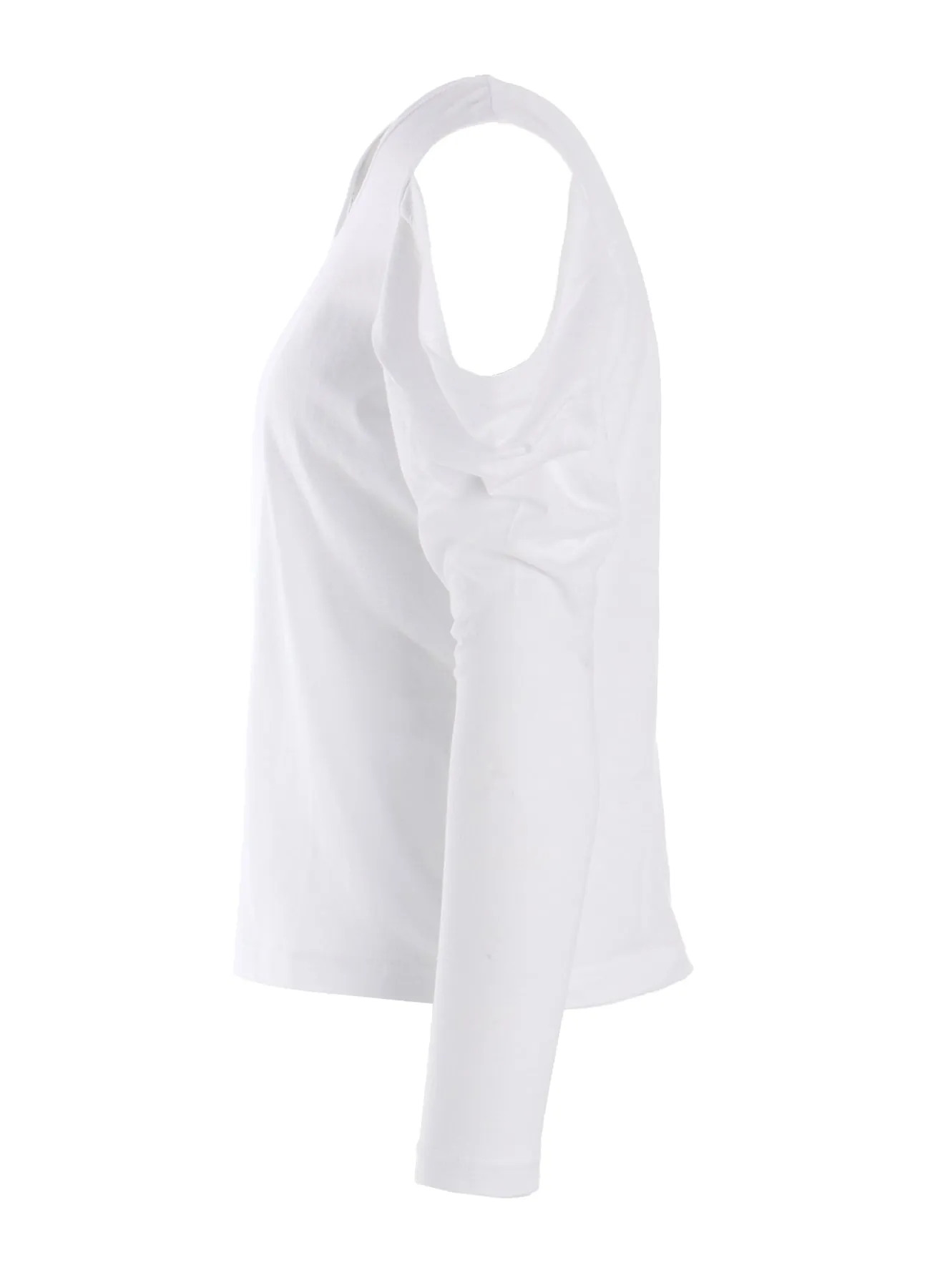 40/- SINGLE JERSEY OPEN SHOULDER LONG SLEEVE TEE sold by Yohji Yamamoto product image thumbnail 3