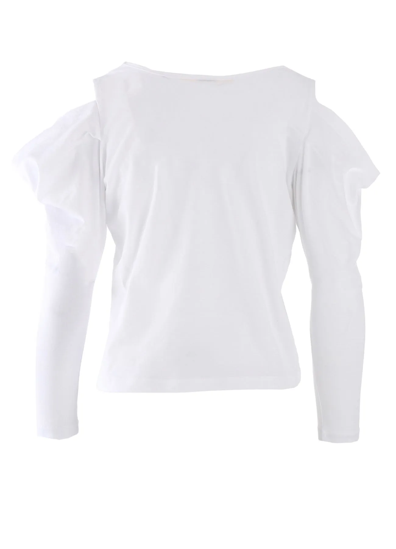 40/- SINGLE JERSEY OPEN SHOULDER LONG SLEEVE TEE sold by Yohji Yamamoto product image thumbnail 4