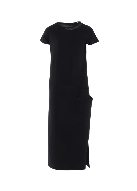 40/- SINGLE JERSEY BINDER DETAIL DRESS made by Yohji Yamamoto