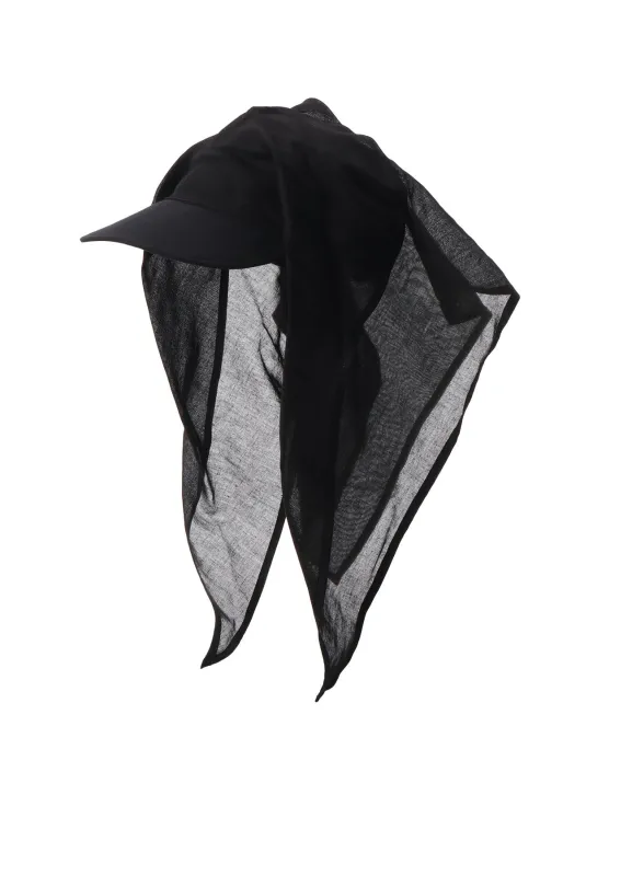 CALICO+ GAUZE  DRAPE CAP sold by Yohji Yamamoto