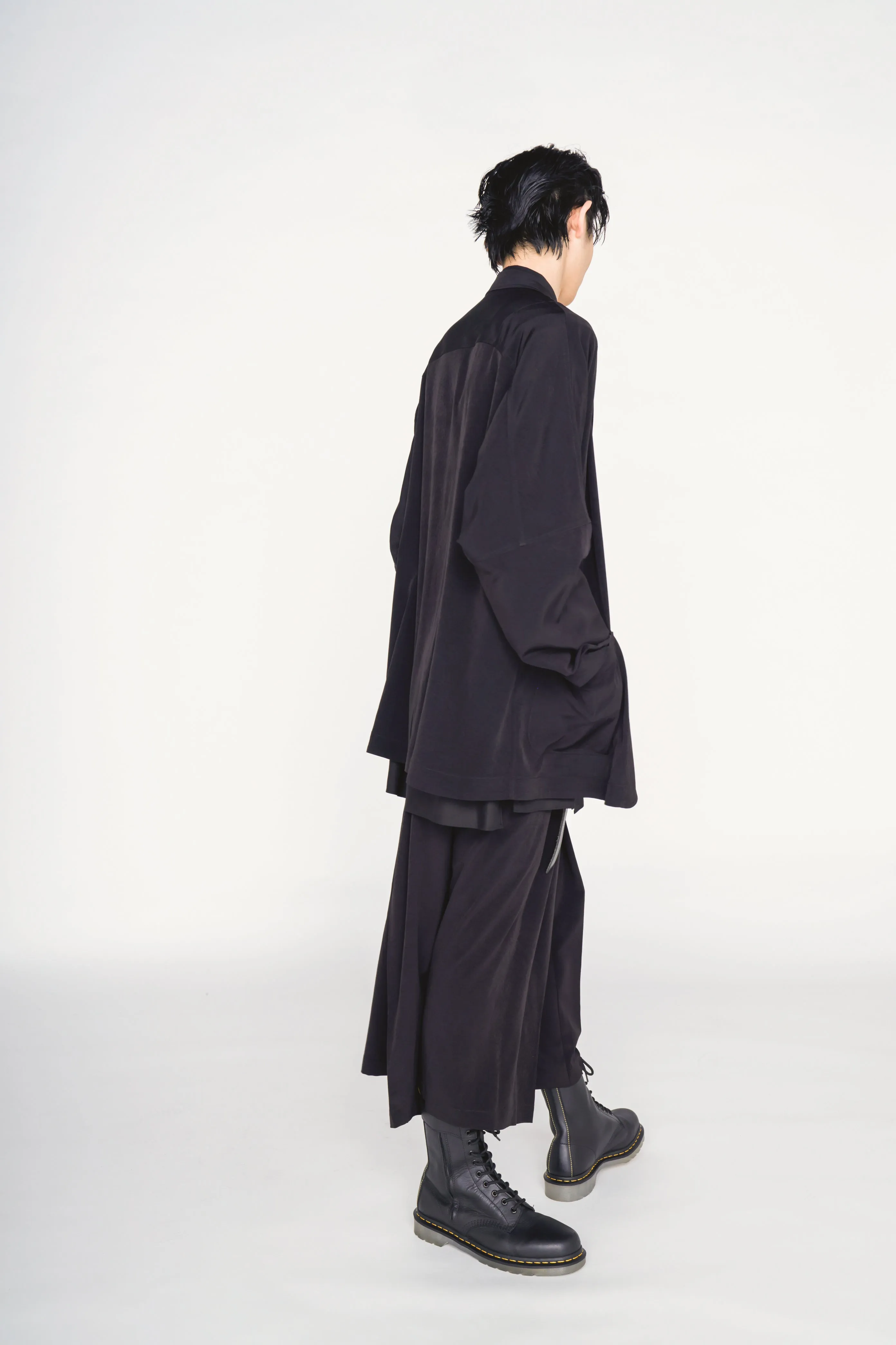 CREPE de CHINE HAKAMA PANTS sold by Yohji Yamamoto product image thumbnail 5