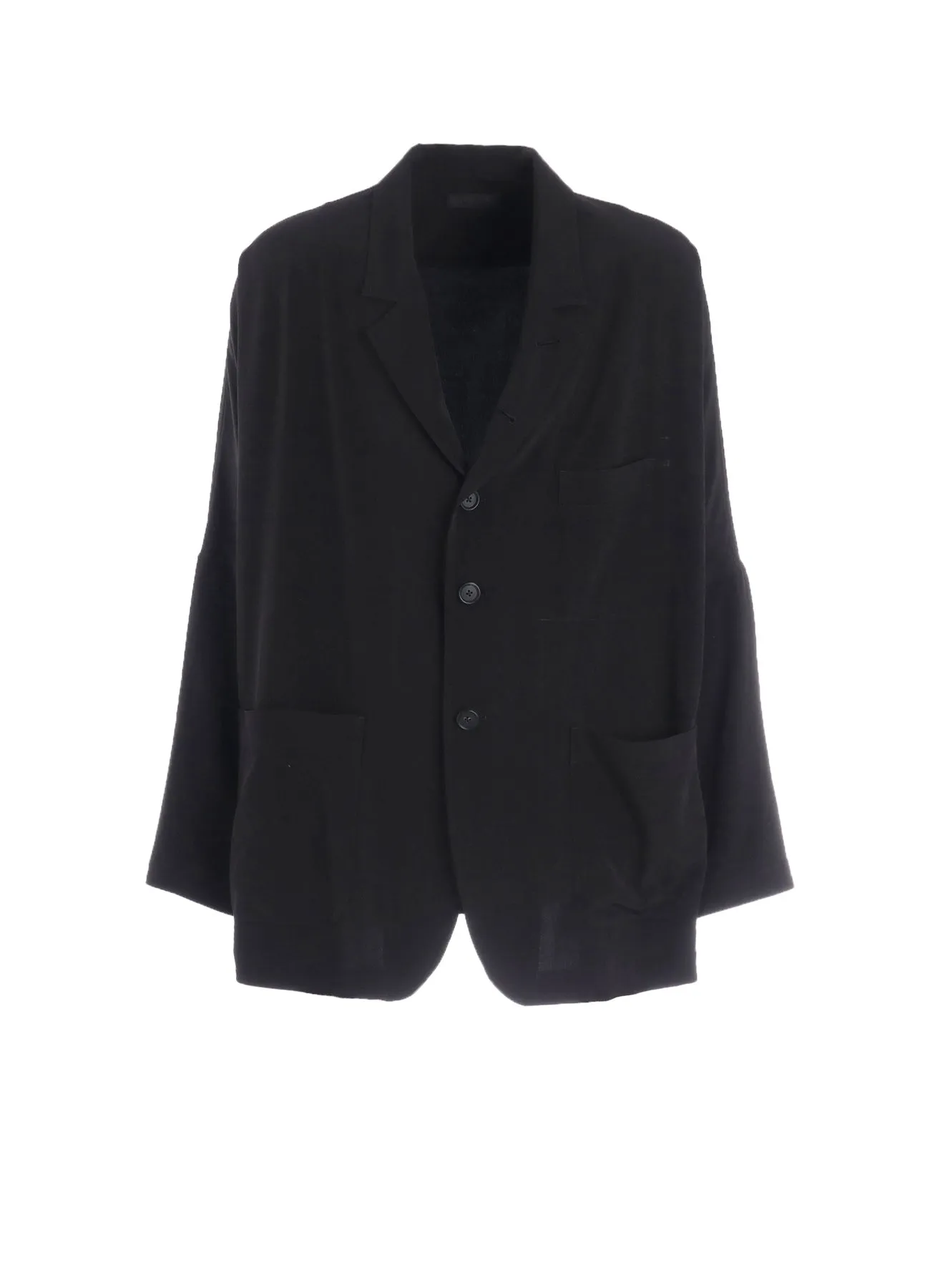CREPE de CHINE RAGLAN SLEEVE JACKET sold by Yohji Yamamoto