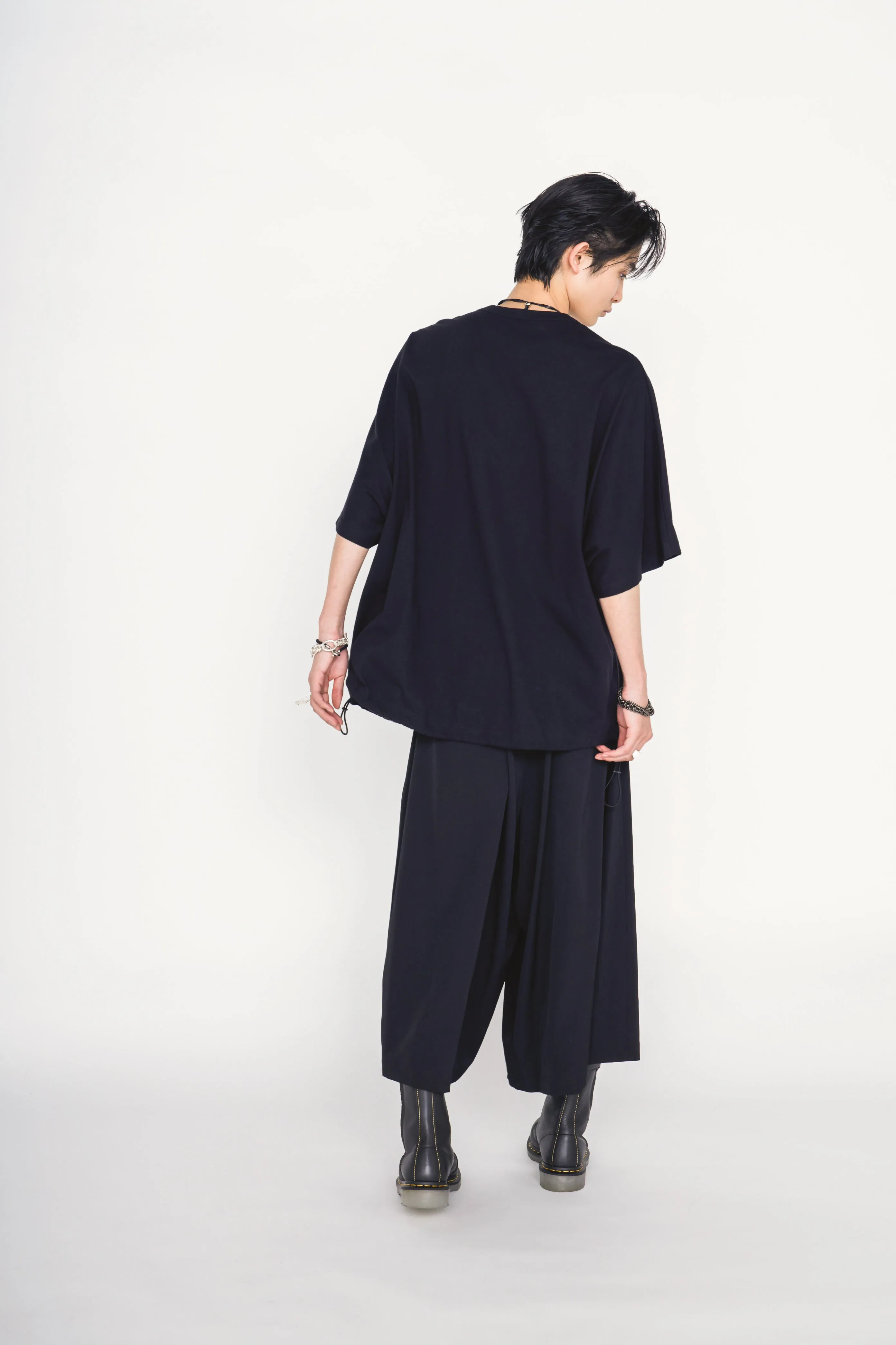 CREPE de CHINE CULOTTE PANTS sold by Yohji Yamamoto product image thumbnail 4