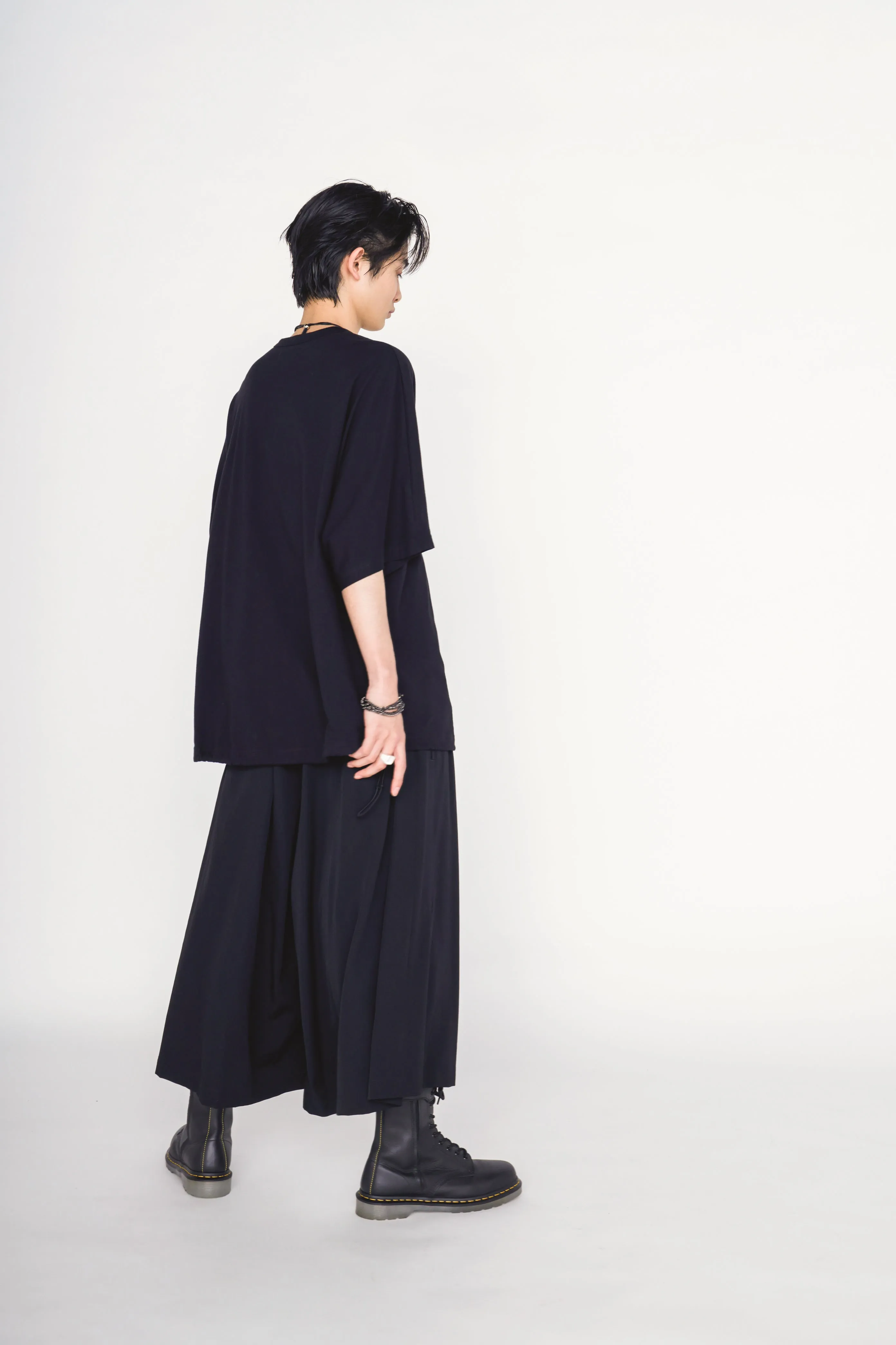 CREPE de CHINE CULOTTE PANTS sold by Yohji Yamamoto product image thumbnail 5
