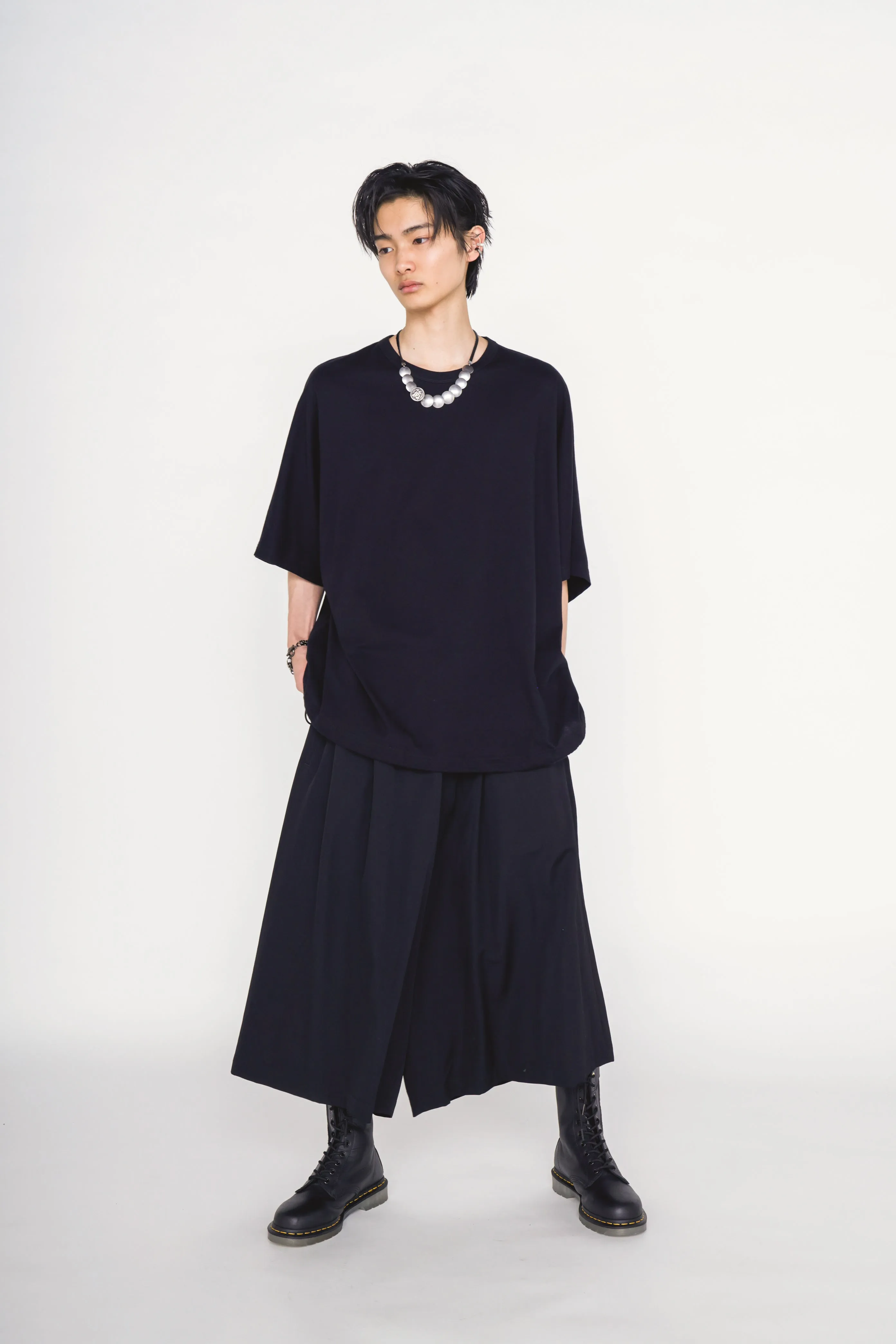 CREPE de CHINE CULOTTE PANTS sold by Yohji Yamamoto product image thumbnail 3