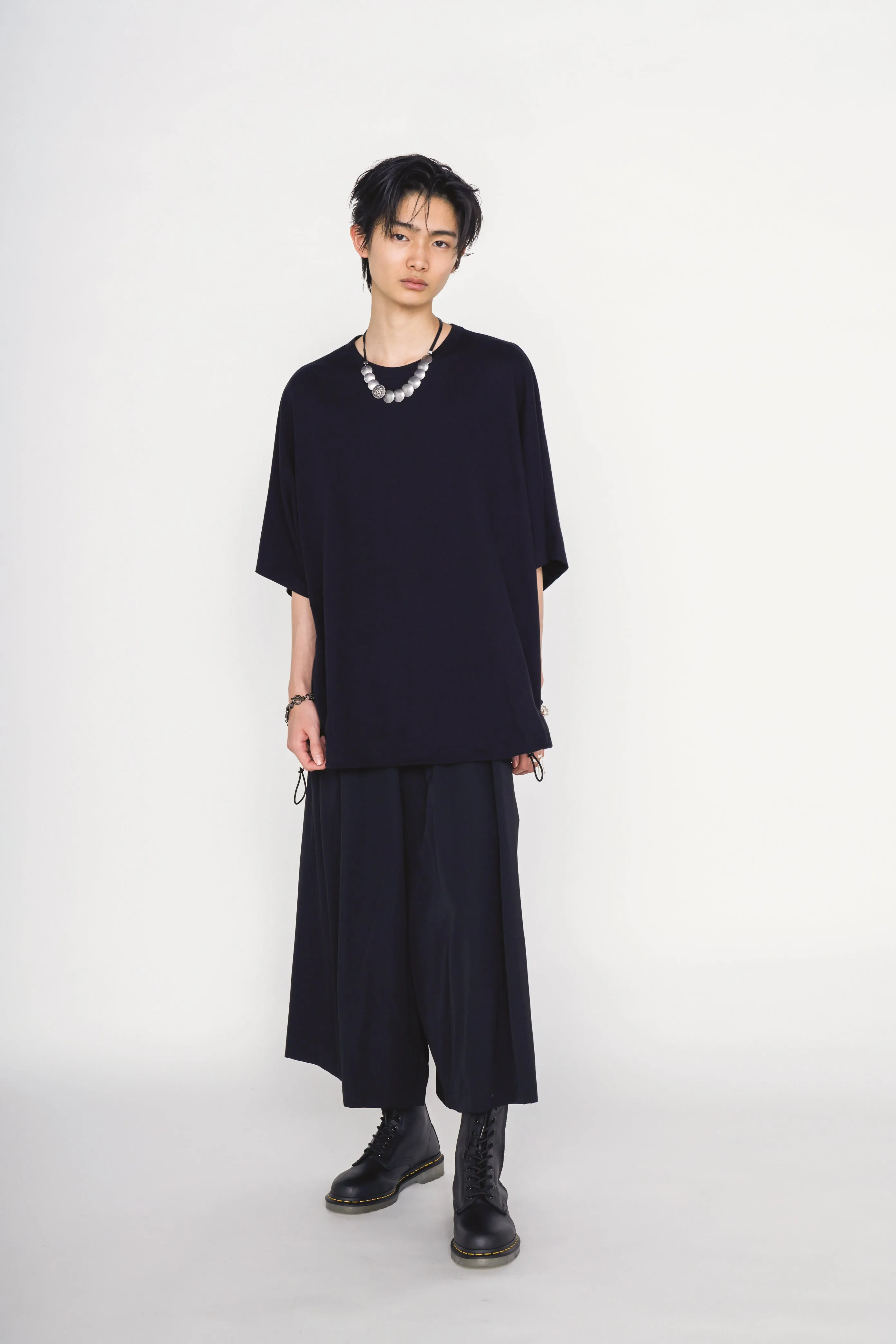 CREPE de CHINE CULOTTE PANTS sold by Yohji Yamamoto product image thumbnail 2