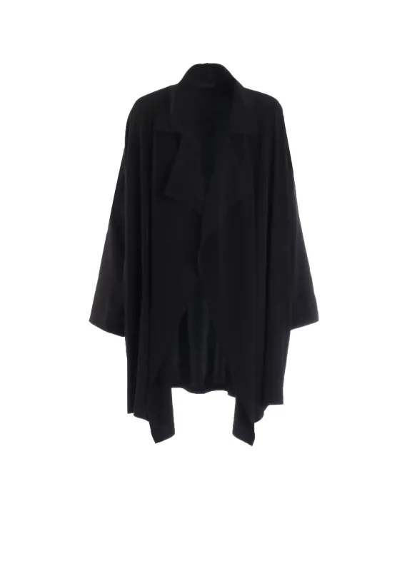 CREPE de CHINE ‌DRAPE COAT made by Yohji Yamamoto