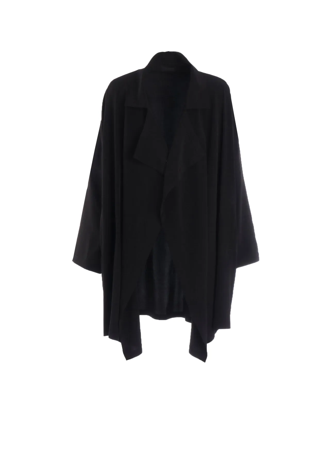 CREPE de CHINE DRAPE COAT sold by Yohji Yamamoto