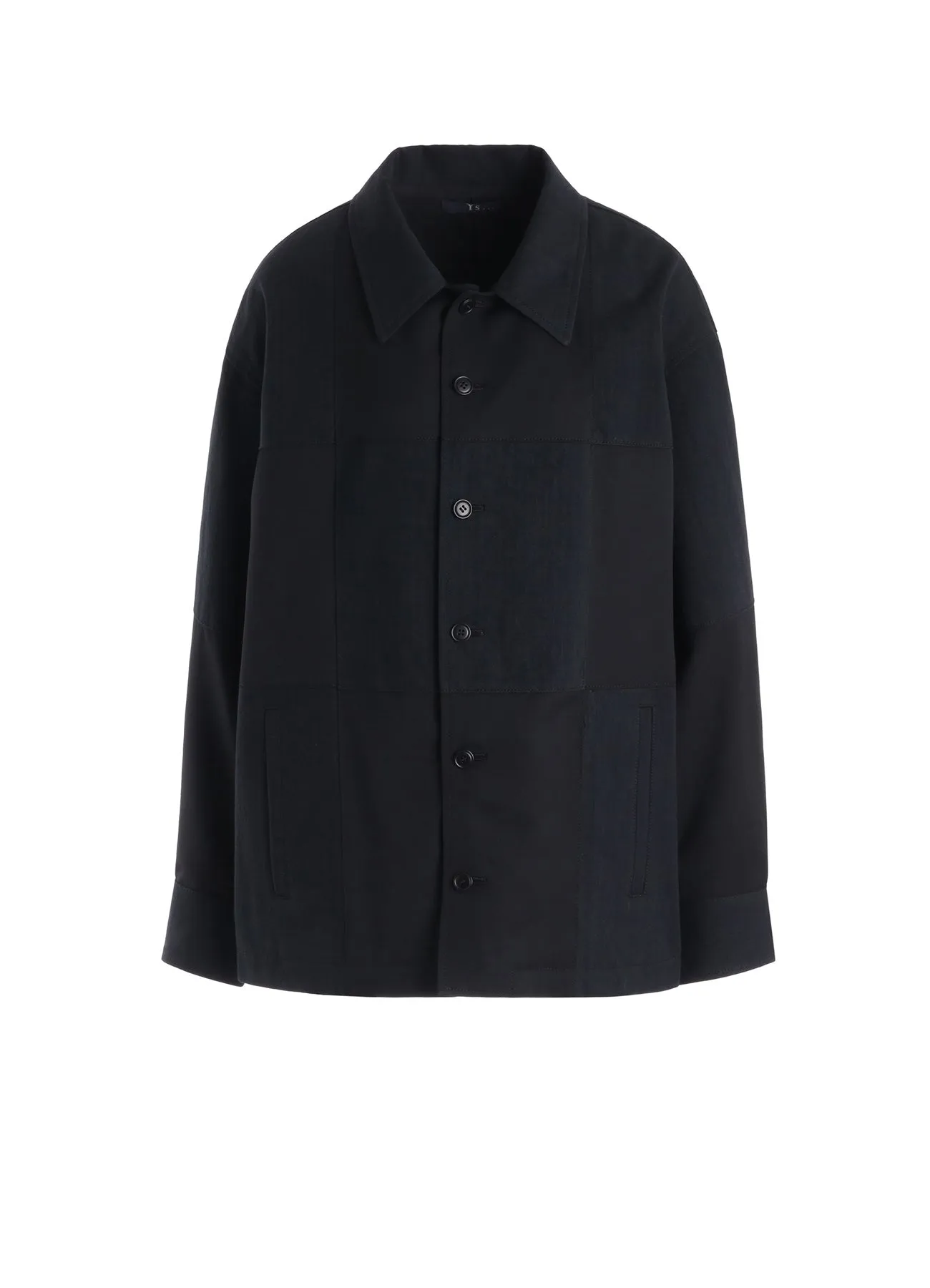 HARD TWISTED NIDOM BIO WASH PATCHED BLOUSON sold by Yohji Yamamoto