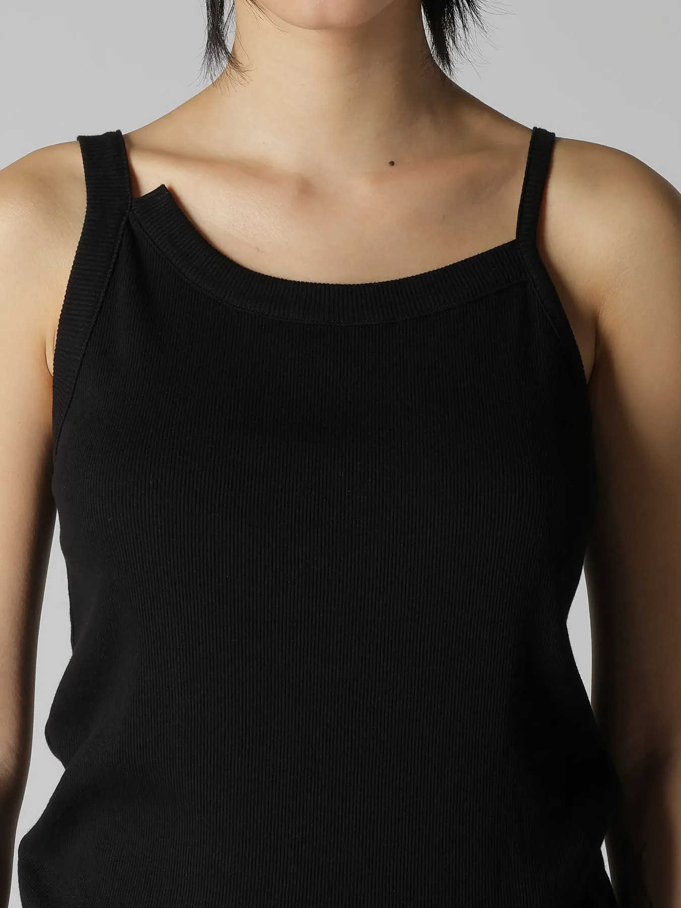 COTTON RIB TANKTOP sold by Yohji Yamamoto product image thumbnail 5