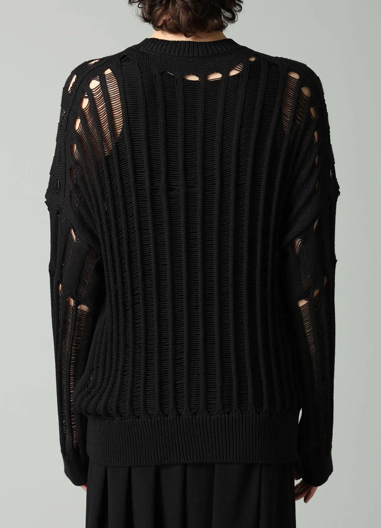 OFFSET PATTERN KNIT BLOUSON sold by Yohji Yamamoto product image thumbnail 5