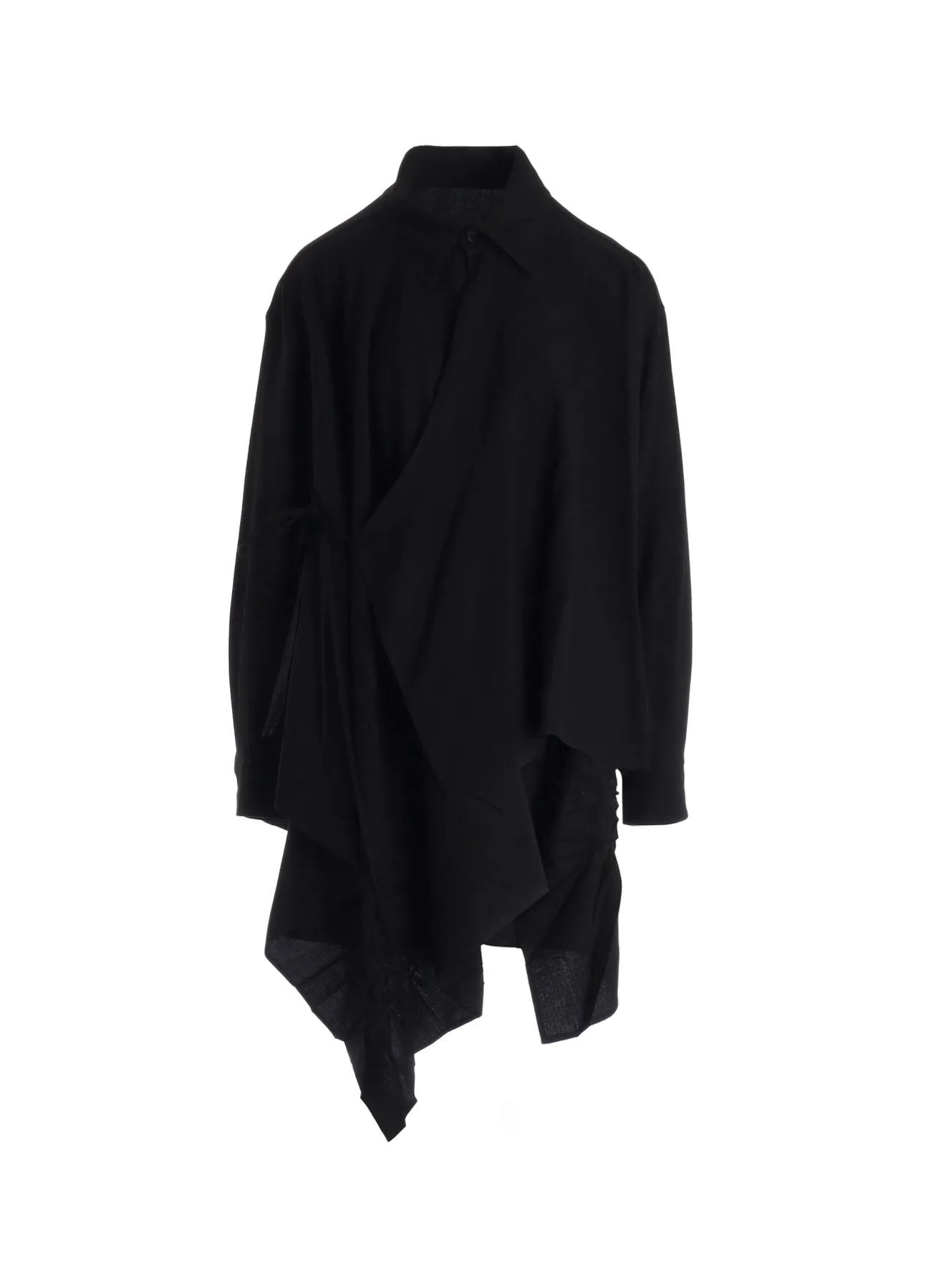 Ry/C SERGE ASYMMETRIC BLOUSE sold by Yohji Yamamoto