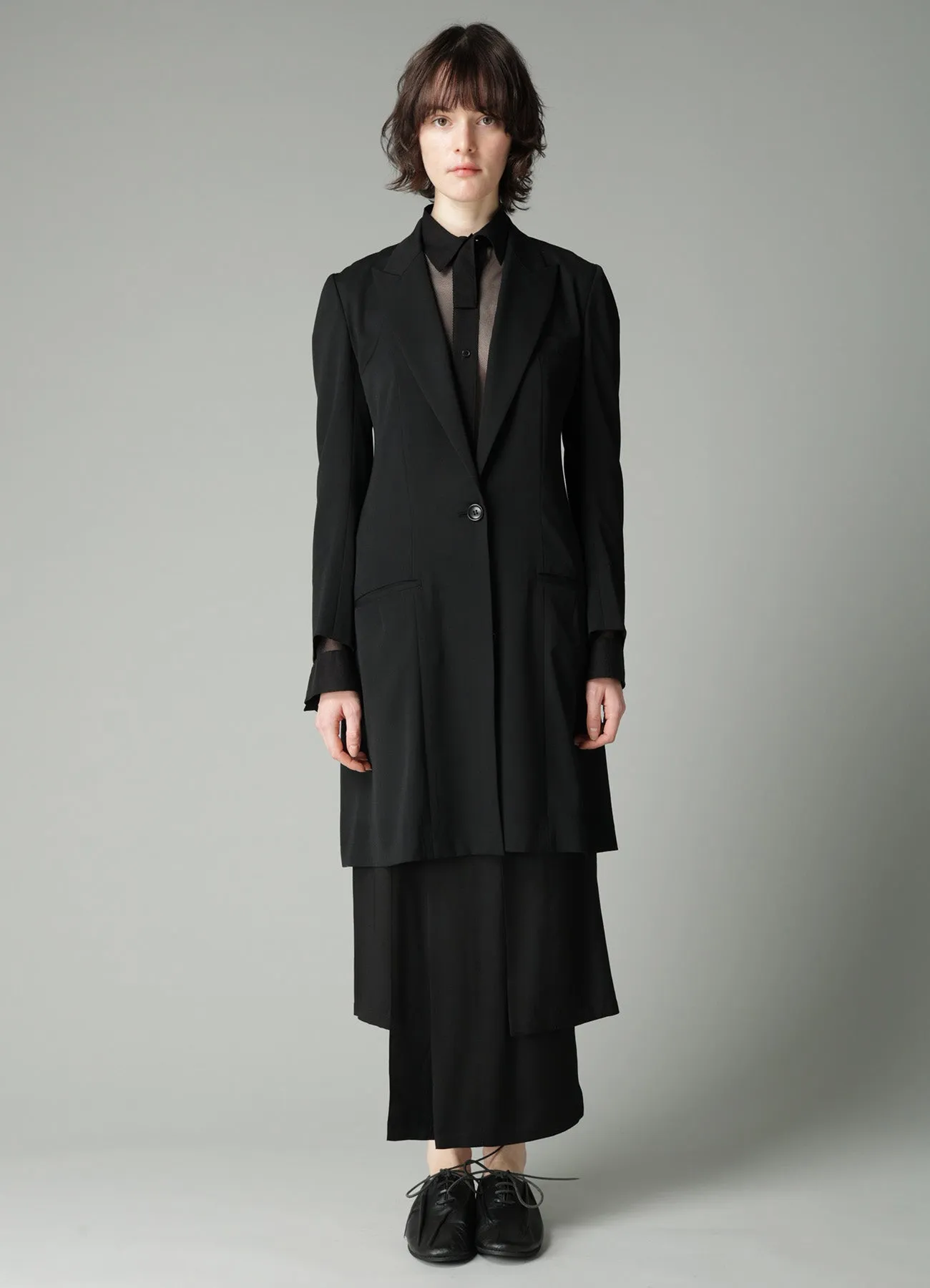 GABARDINE B TRIANGLE POINT JACKET sold by Yohji Yamamoto product image thumbnail 3