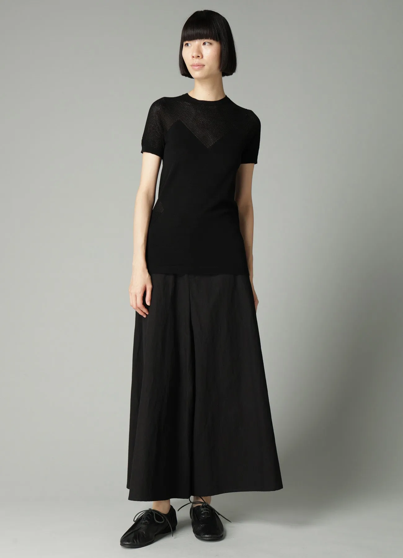 WG+MESH WG LANA SHORT SLV PO sold by Yohji Yamamoto product image thumbnail 2