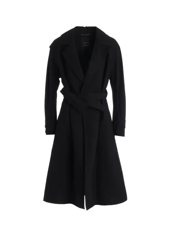 C/Li POPLIN WRAP TRENCH COAT made by Yohji Yamamoto