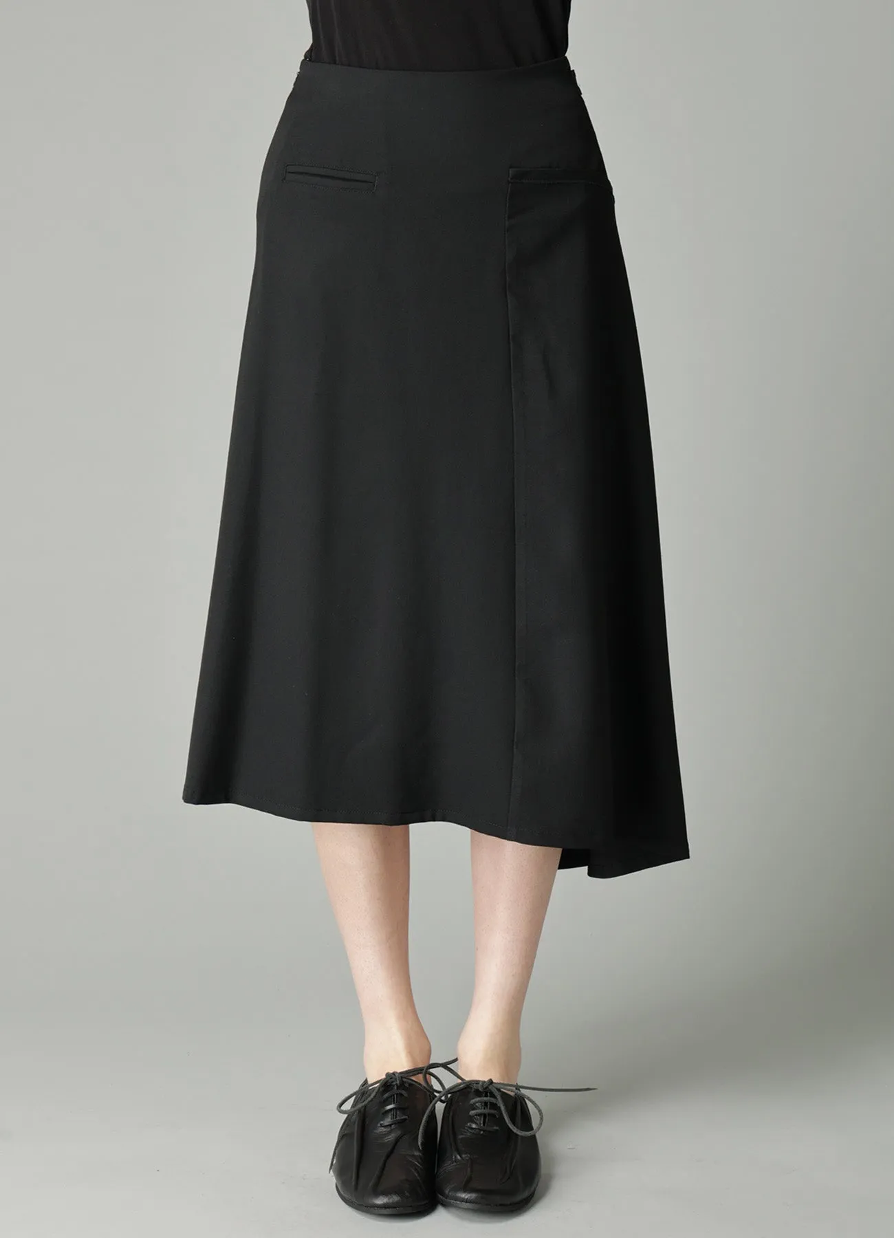 GABARDINE LB DRAPED D SKIRT sold by Yohji Yamamoto product image thumbnail 3