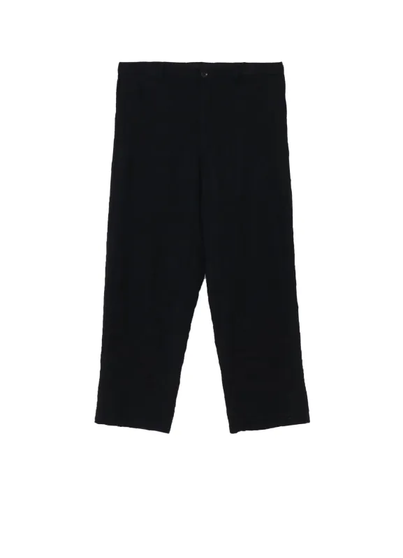 【Y's for men × MASSES】 SHRINK SERGE SIDE ELASTIC PANTS made by Yohji Yamamoto