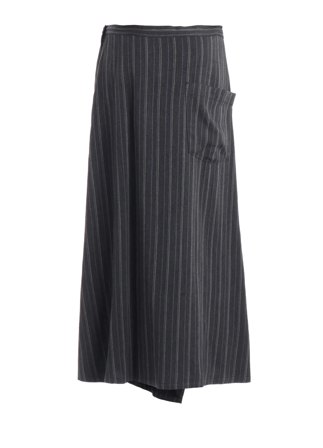 RY/ STRIPE TRIANGLE FRONT STITCH SKIRT sold by Yohji Yamamoto product image thumbnail 3