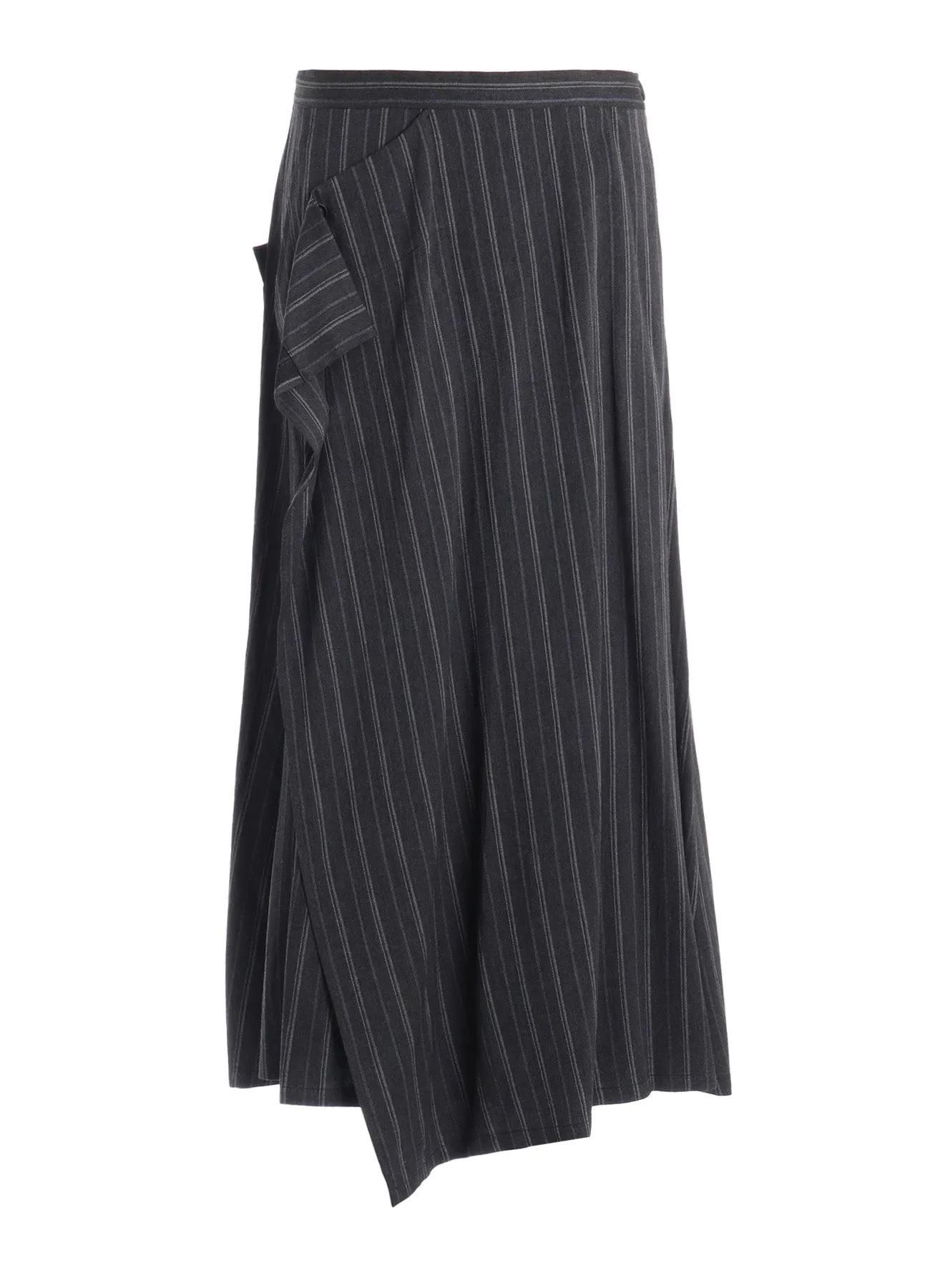 RY/ STRIPE TRIANGLE FRONT STITCH SKIRT sold by Yohji Yamamoto product image thumbnail 2