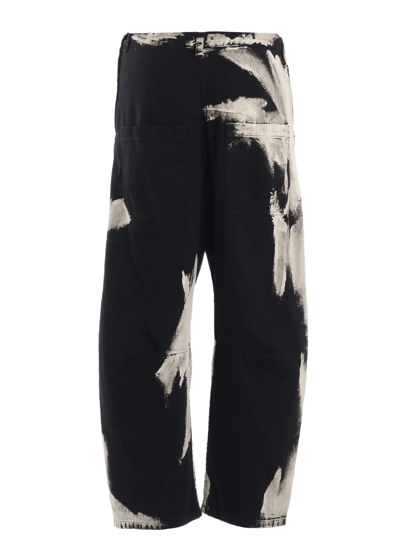 8OZ DENIM BRUSH BLEACH WIDE PANTS sold by Yohji Yamamoto product image thumbnail 3